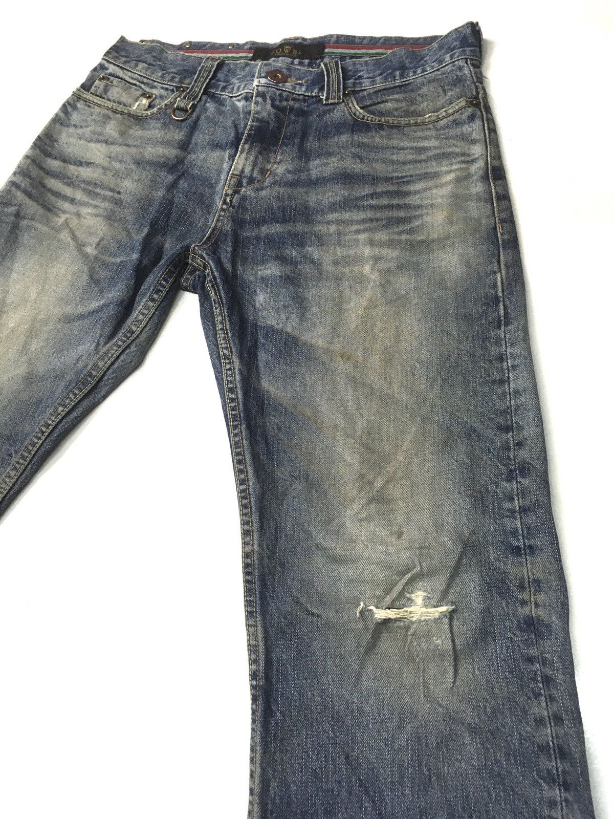 Vintage Vintage dowbl italy distressed denim Size US 30 / EU 46 - 11 Thumbnail