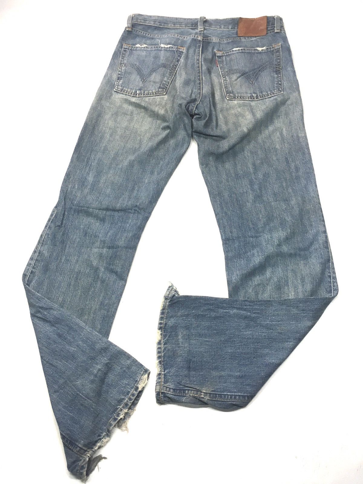 Levi's × Vintage Vintage Levi’s lot 502 blue wash distressed denim Size US 32 / EU 48 - 9 Thumbnail
