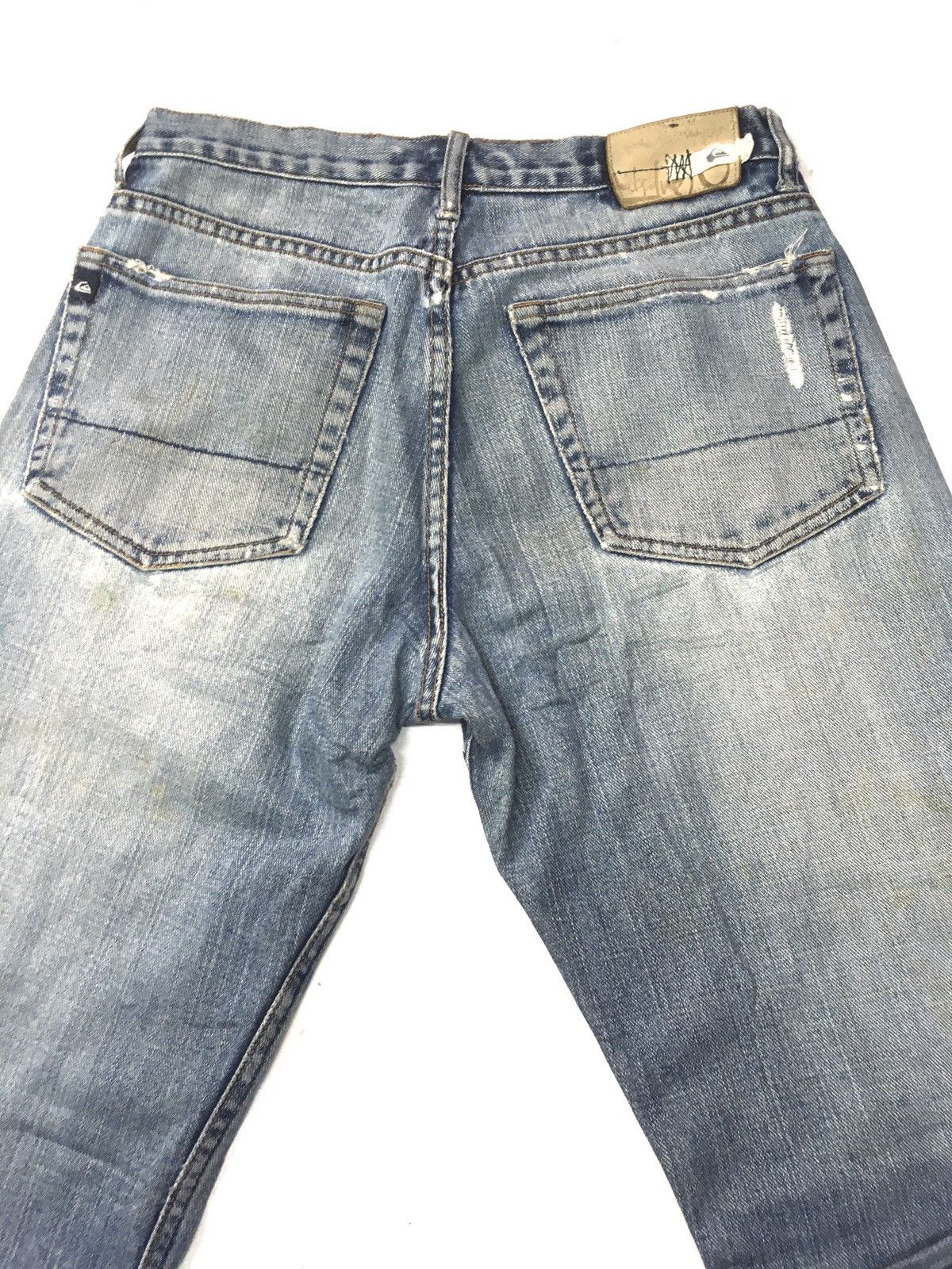 Quiksilver × Vintage Vintage quiksilver distressed denim regular fit Size US 29 - 8 Thumbnail
