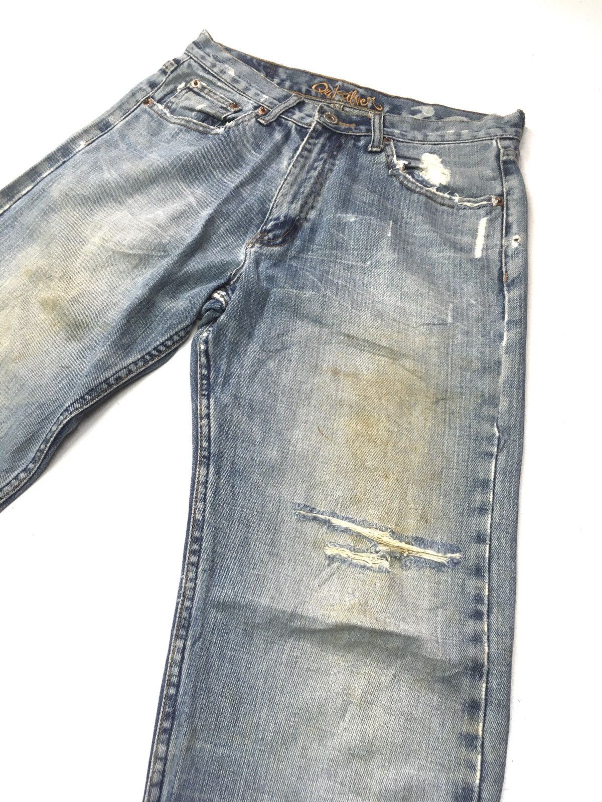 Quiksilver × Vintage Vintage quiksilver distressed denim regular fit Size US 29 - 9 Thumbnail