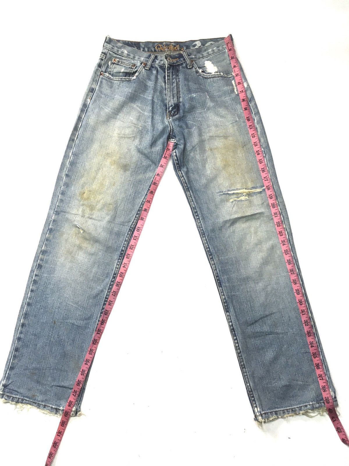 Quiksilver × Vintage Vintage quiksilver distressed denim regular fit Size US 29 - 2 Thumbnail