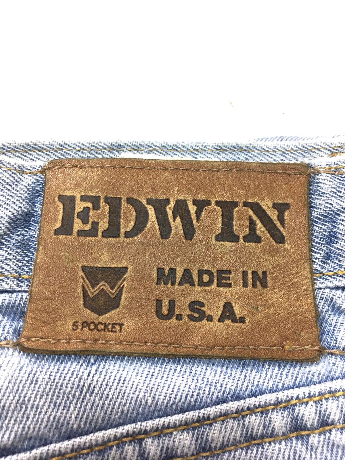 Edwin × Vintage Vintage Edwin distressed denim usa Size US 29 - 14 Thumbnail