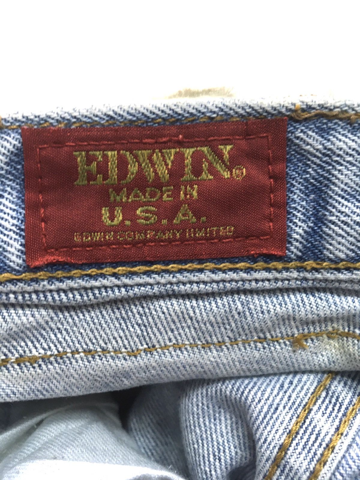 Edwin × Vintage Vintage Edwin distressed denim usa Size US 29 - 11 Thumbnail