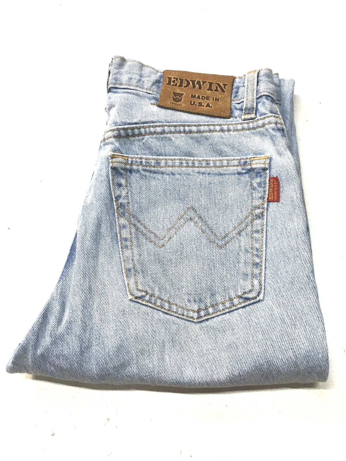 Edwin × Vintage Vintage Edwin distressed denim usa Size US 29 - 1 Thumbnail