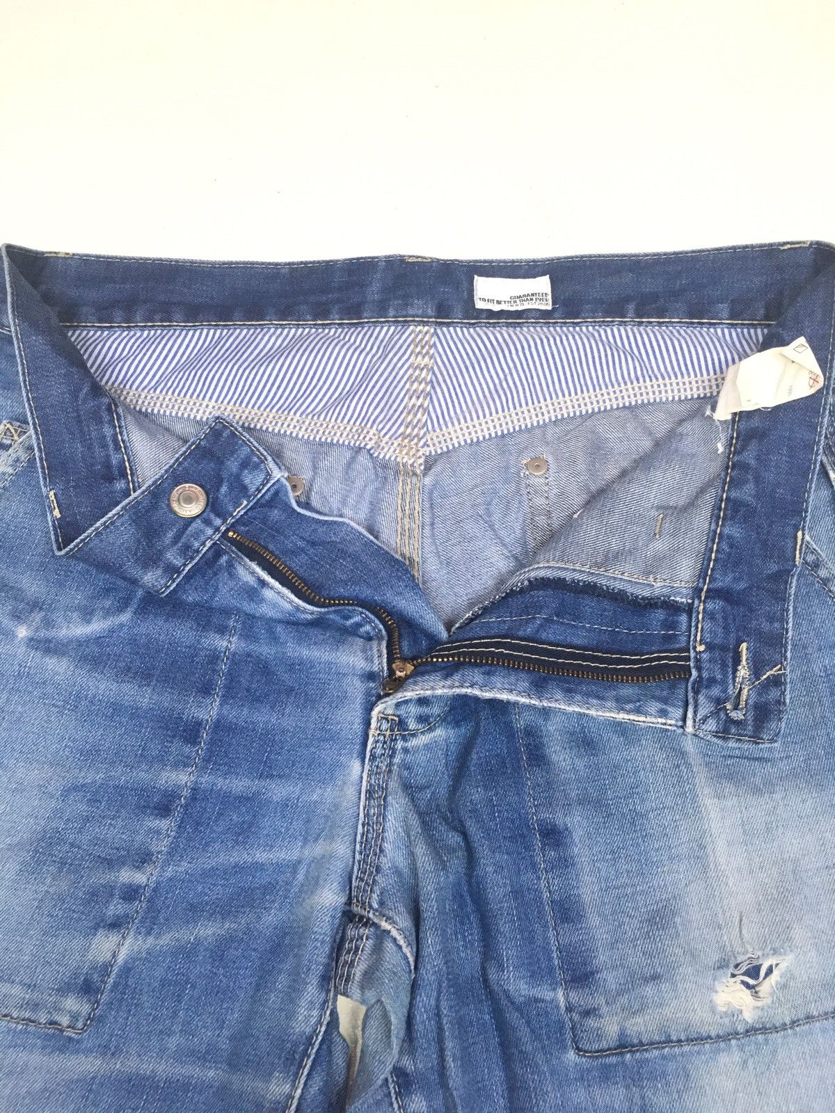 Japanese Brand × Vintage J.N.R.D worker military baker denim pants japan Size US 34 / EU 50 - 5 Thumbnail