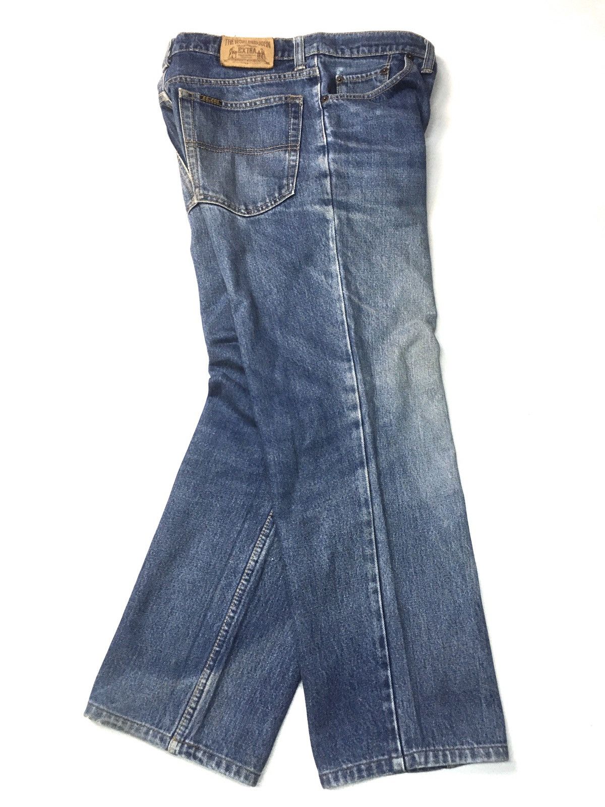 Big John × Vintage The world big John distressed denim japan Size US 30 / EU 46 - 5 Thumbnail