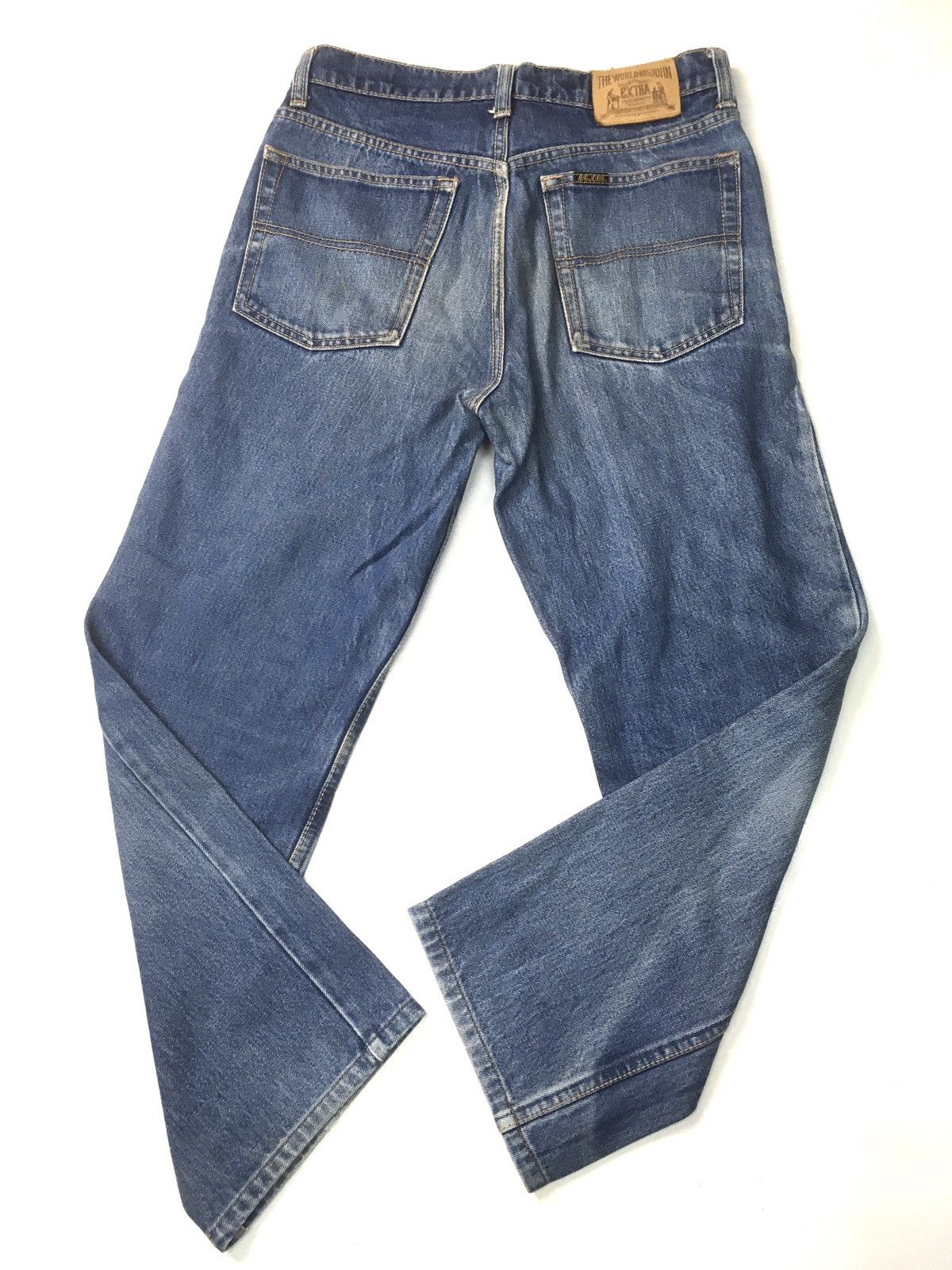 Big John × Vintage The world big John distressed denim japan Size US 30 / EU 46 - 7 Thumbnail
