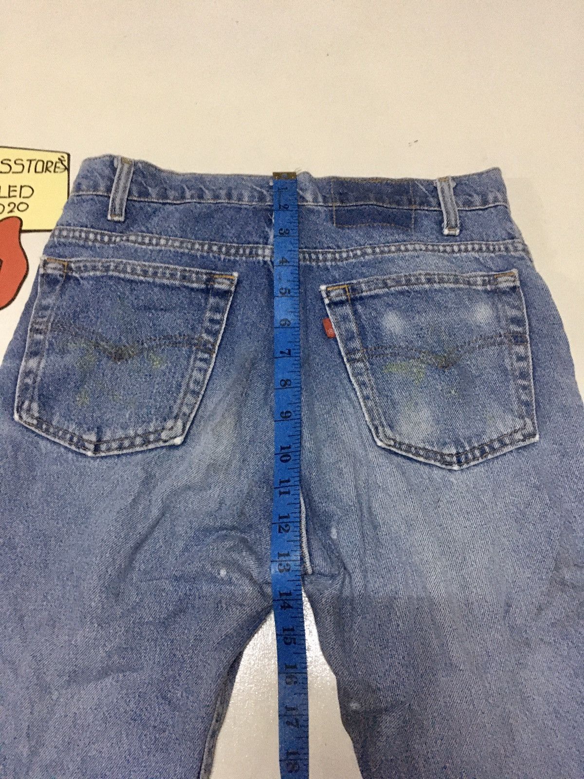 Levi's × Vintage Vintage 80s Levi’s blue wash distressed grunge style denim Size US 29 - 5 Thumbnail