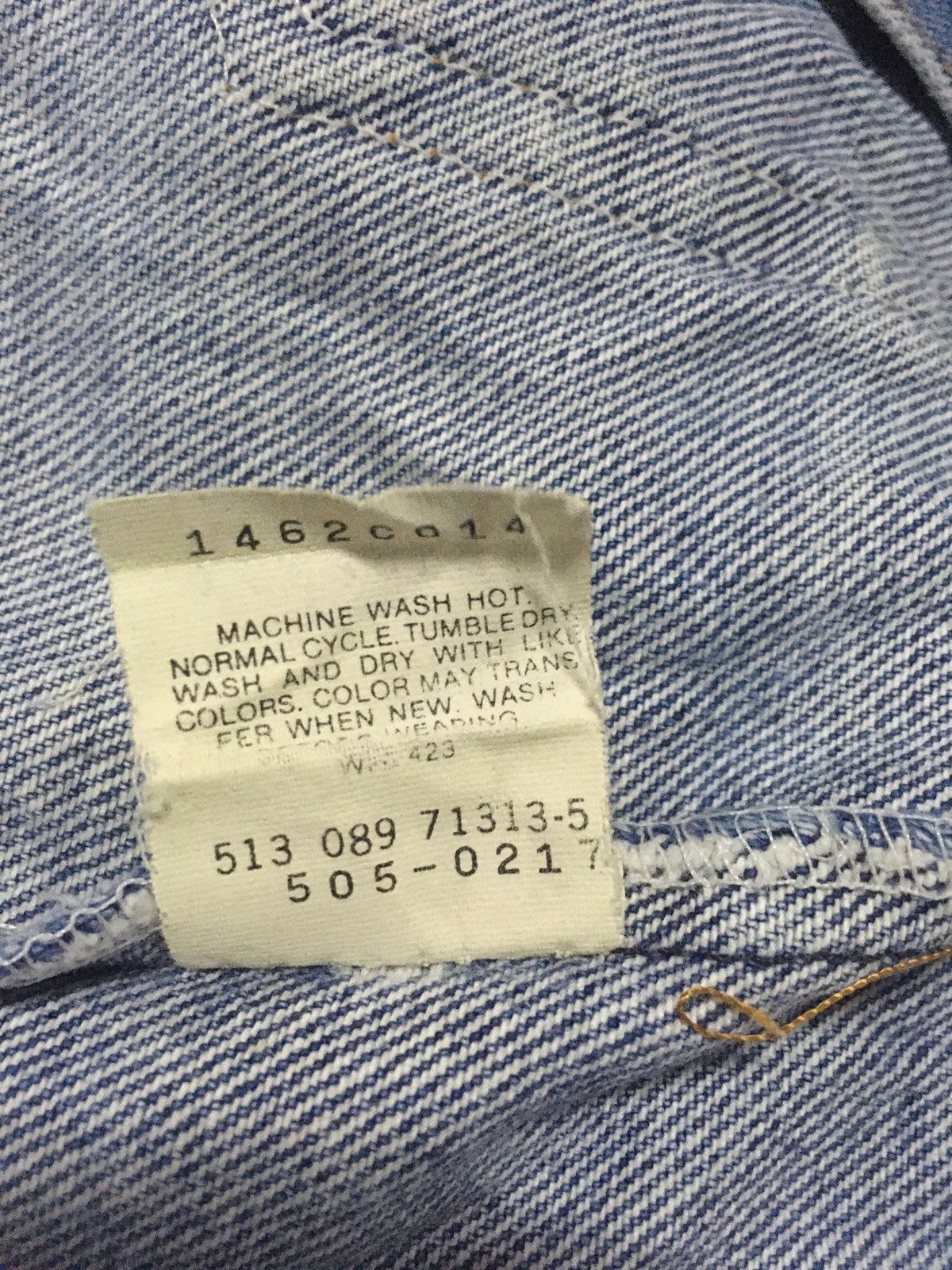Levi's × Vintage Vintage 80s Levi’s blue wash distressed grunge style denim Size US 29 - 11 Thumbnail