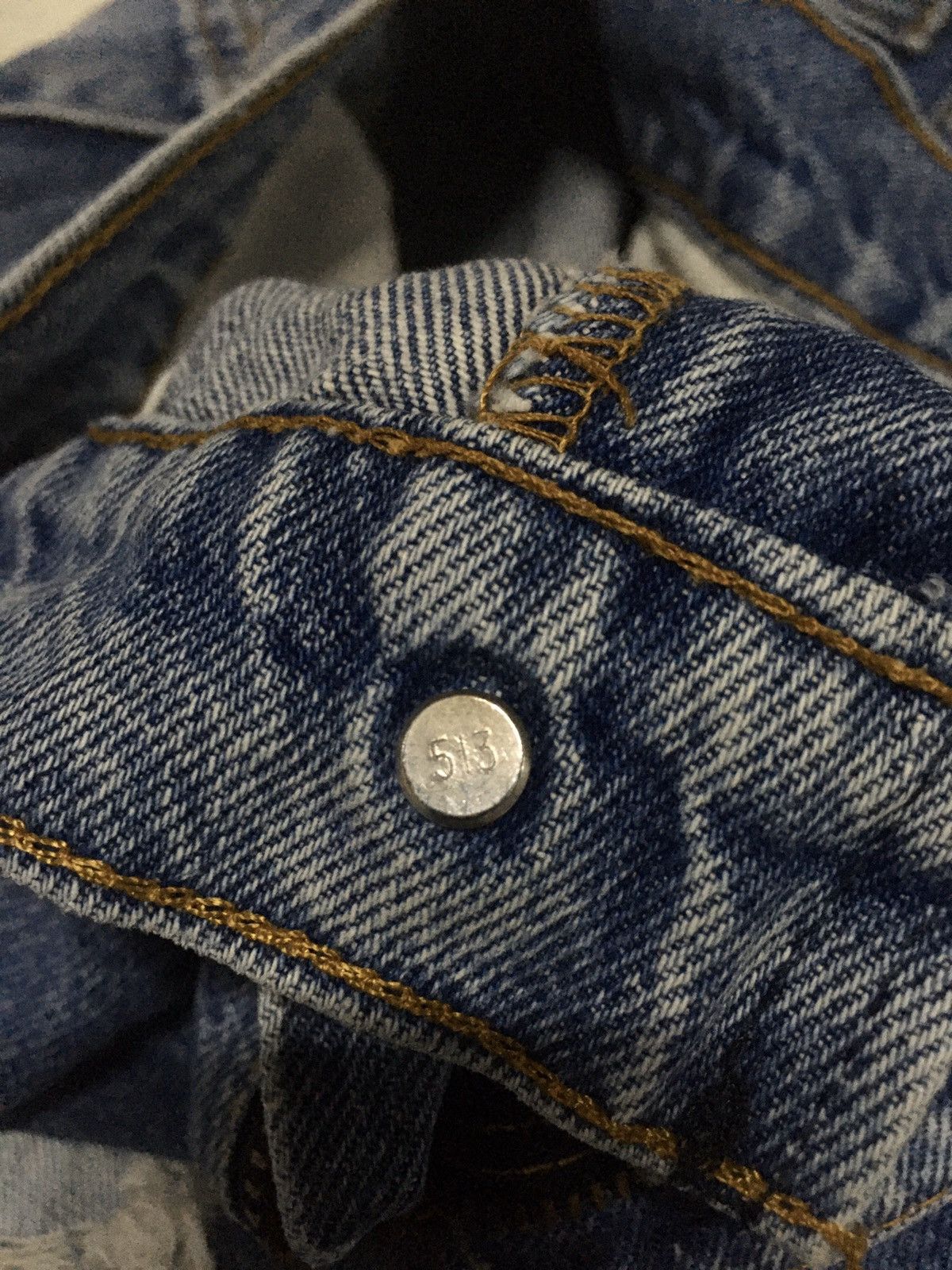 Levi's × Vintage Vintage 80s Levi’s blue wash distressed grunge style denim Size US 29 - 7 Thumbnail