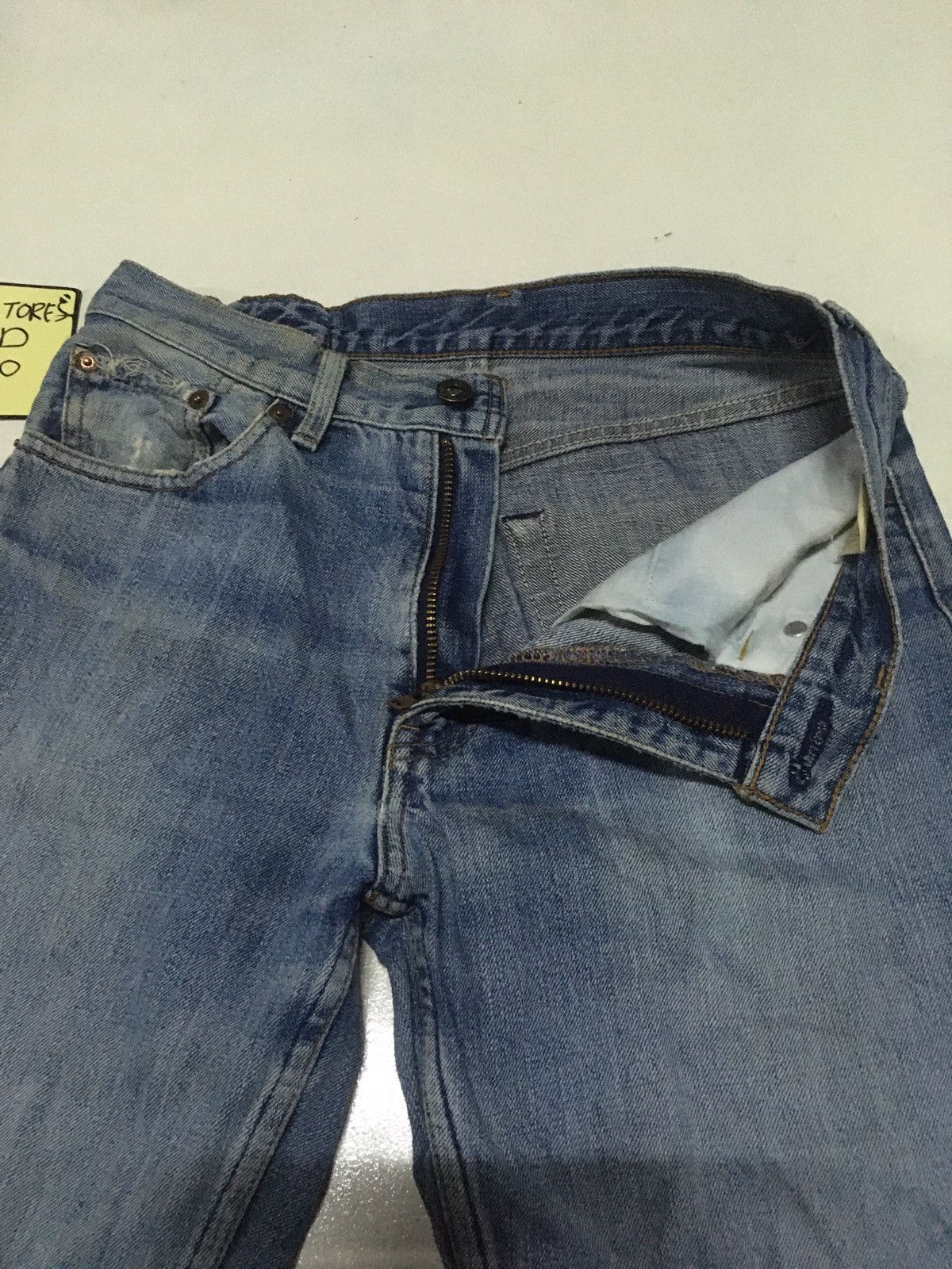 Japanese Brand × Levi's Vintage Clothing × Vintage Vintage Levi’s lot 502 distressed jeans Japan Size US 29 - 6 Thumbnail