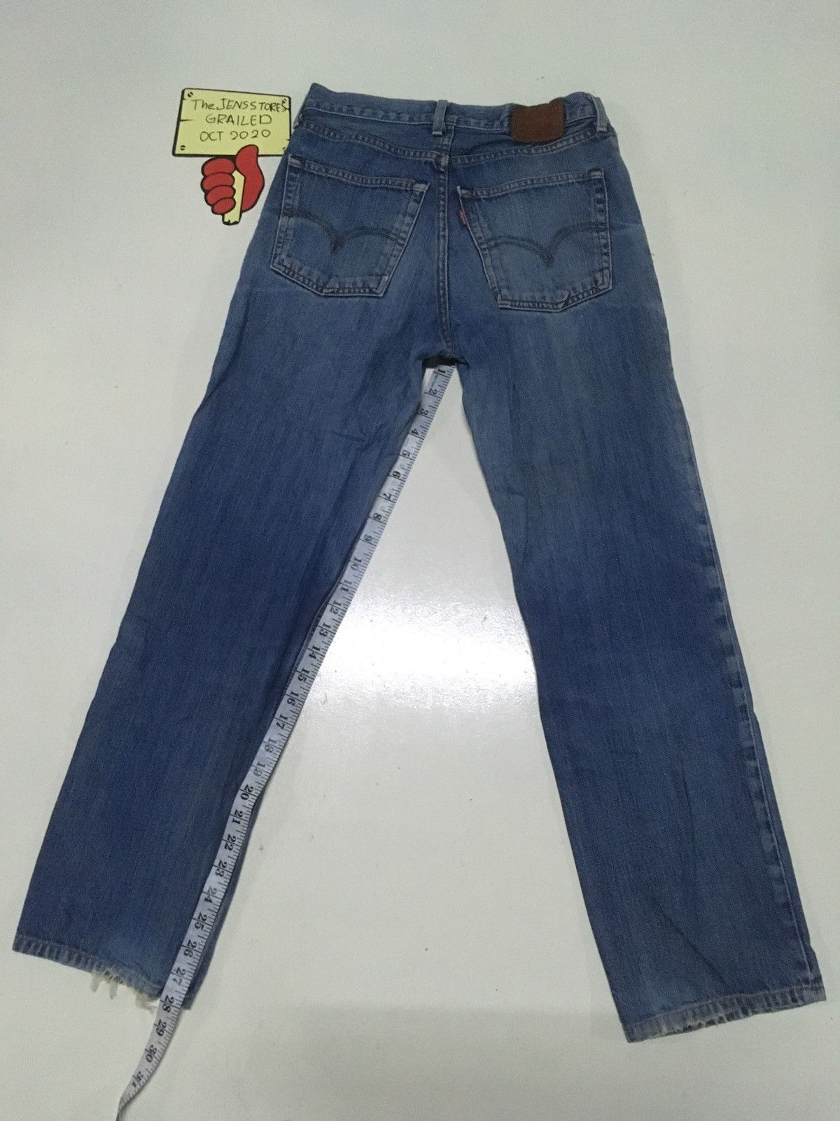 Japanese Brand × Levi's Vintage Clothing × Vintage Vintage Levi’s lot 502 distressed jeans Japan Size US 29 - 3 Thumbnail