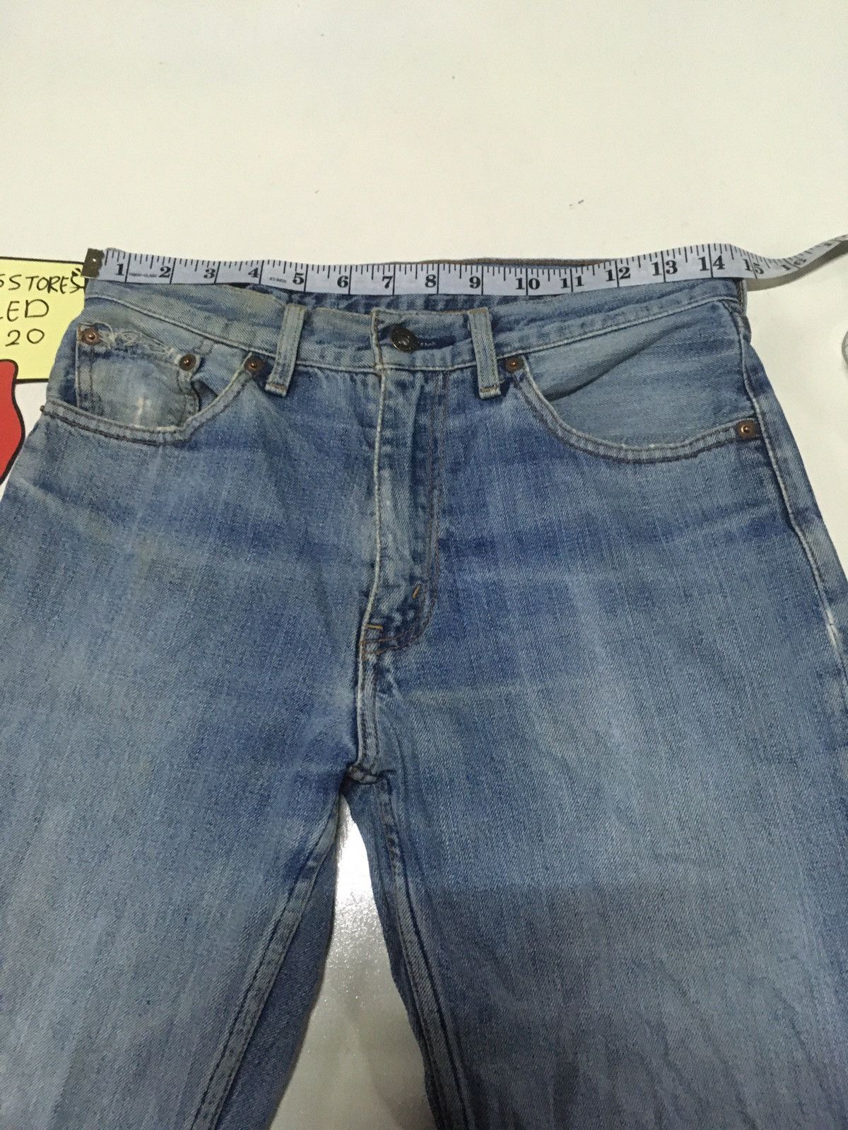 Japanese Brand × Levi's Vintage Clothing × Vintage Vintage Levi’s lot 502 distressed jeans Japan Size US 29 - 4 Thumbnail