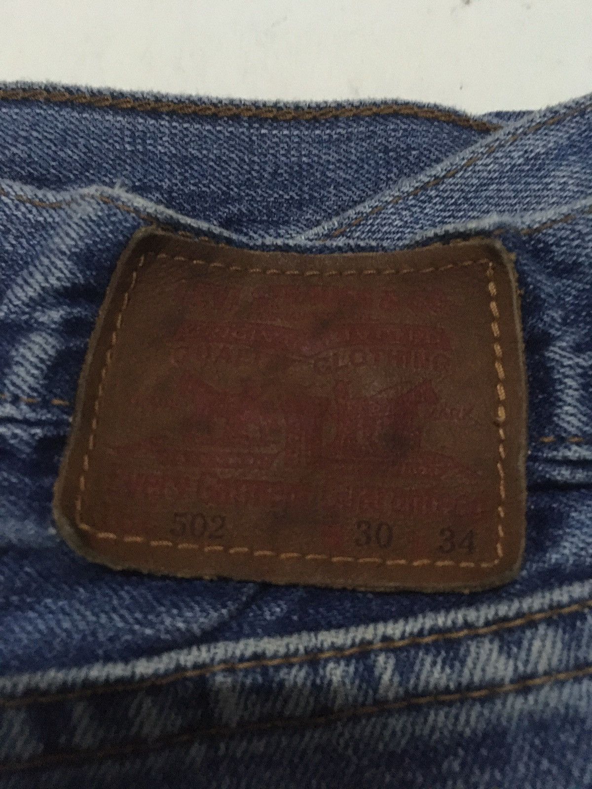 Japanese Brand × Levi's Vintage Clothing × Vintage Vintage Levi’s lot 502 distressed jeans Japan Size US 29 - 11 Thumbnail