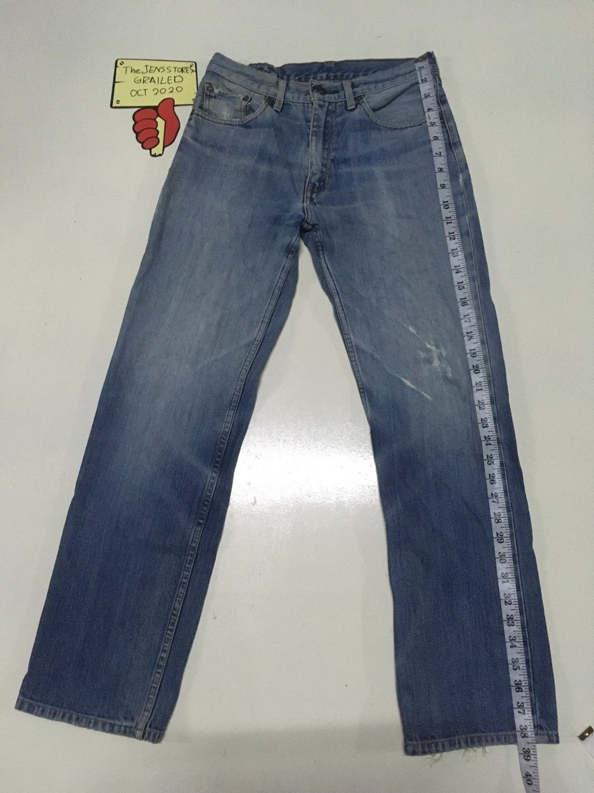 Japanese Brand × Levi's Vintage Clothing × Vintage Vintage Levi’s lot 502 distressed jeans Japan Size US 29 - 2 Thumbnail
