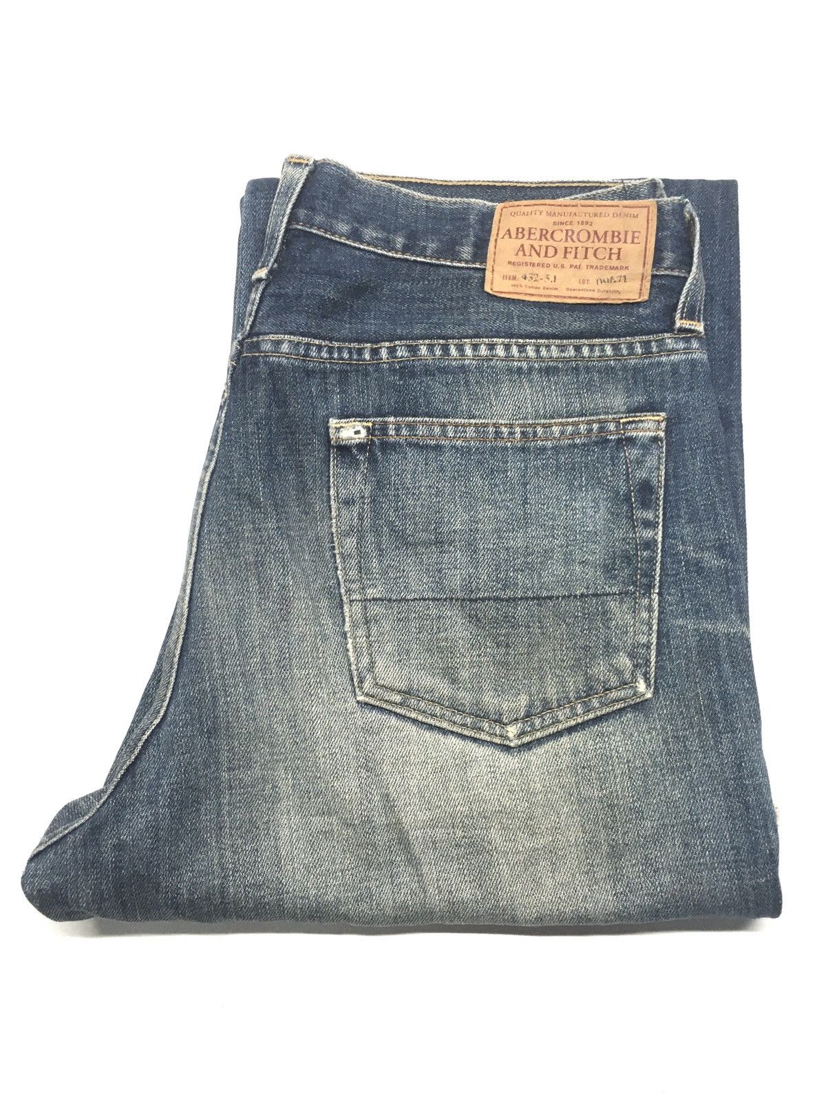 Abercrombie 1892 distressed denim