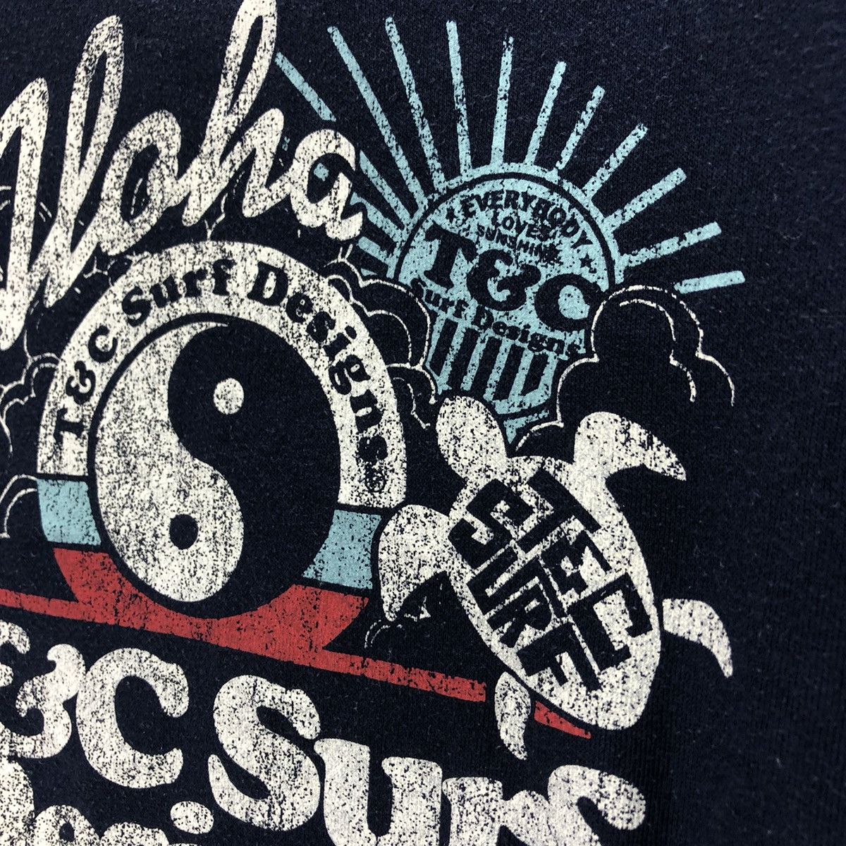 Japanese Brand Vintage T&C Surf Design Aloha Big Logo Sweatshirts Size US M / EU 48-50 / 2 - 10 Thumbnail