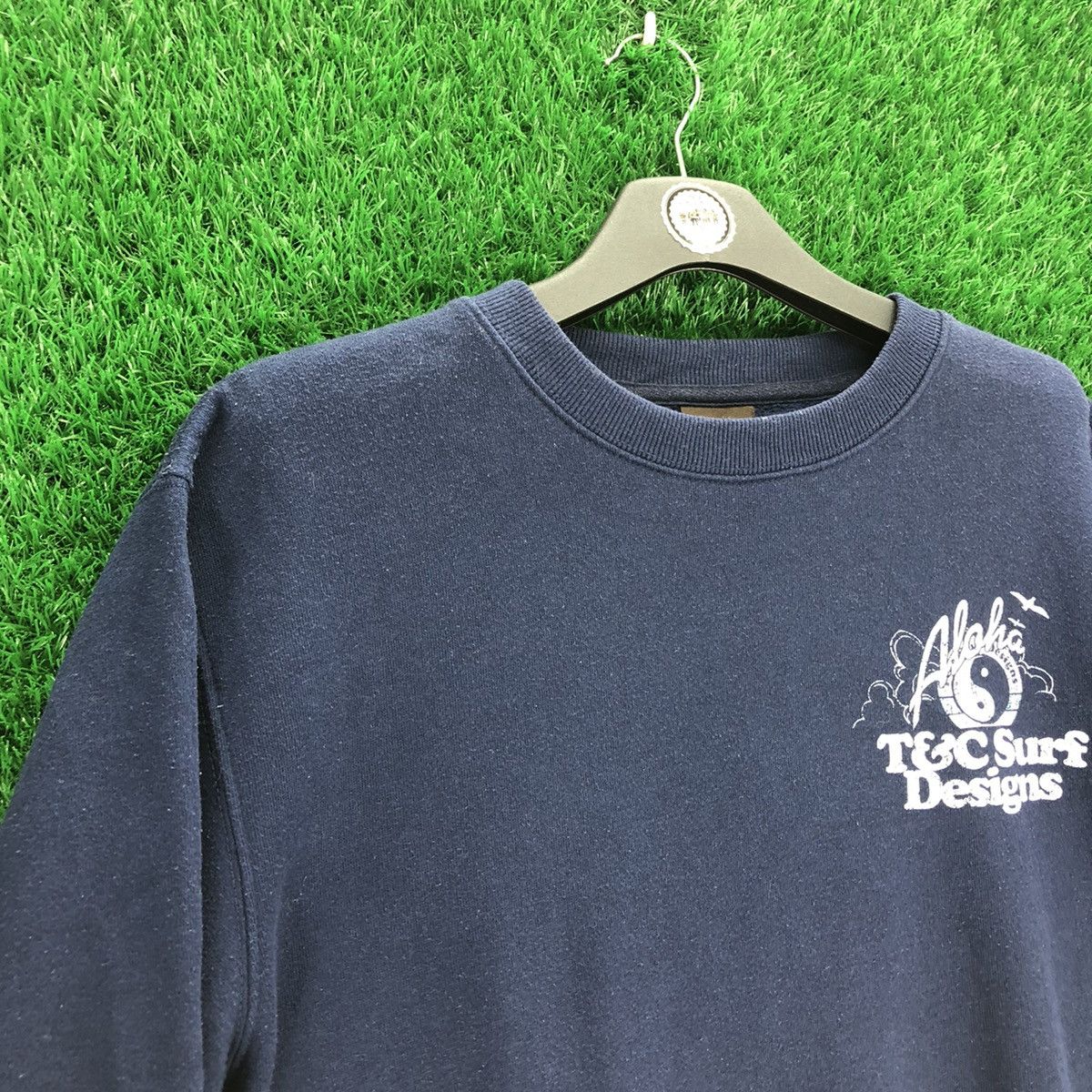 Japanese Brand Vintage T&C Surf Design Aloha Big Logo Sweatshirts Size US M / EU 48-50 / 2 - 5 Thumbnail