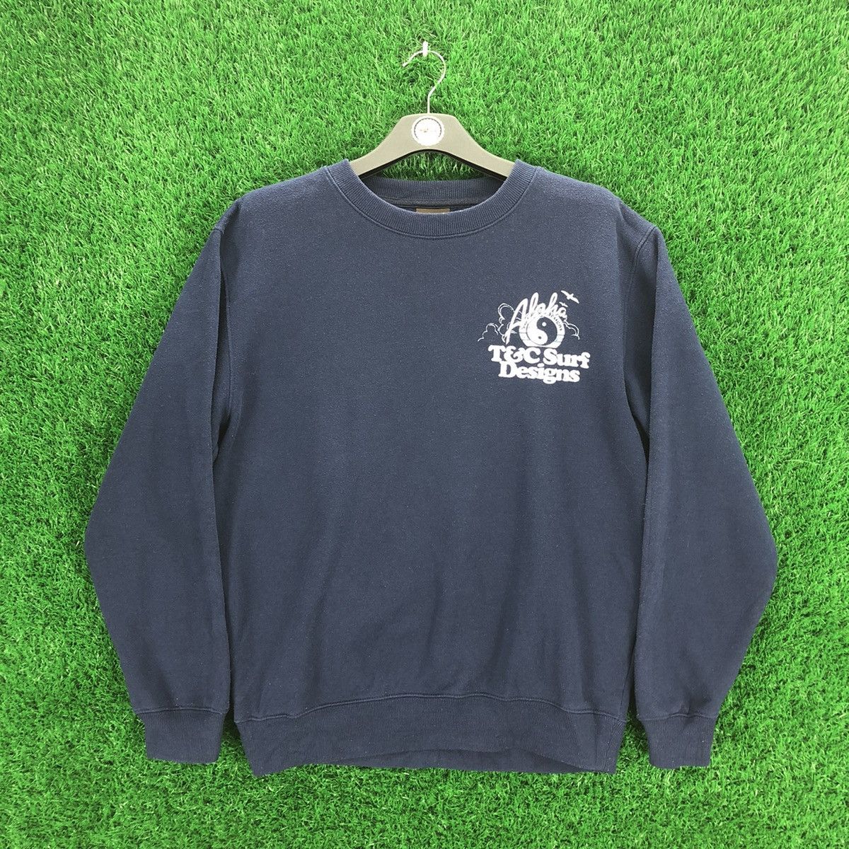Japanese Brand Vintage T&C Surf Design Aloha Big Logo Sweatshirts Size US M / EU 48-50 / 2 - 4 Thumbnail