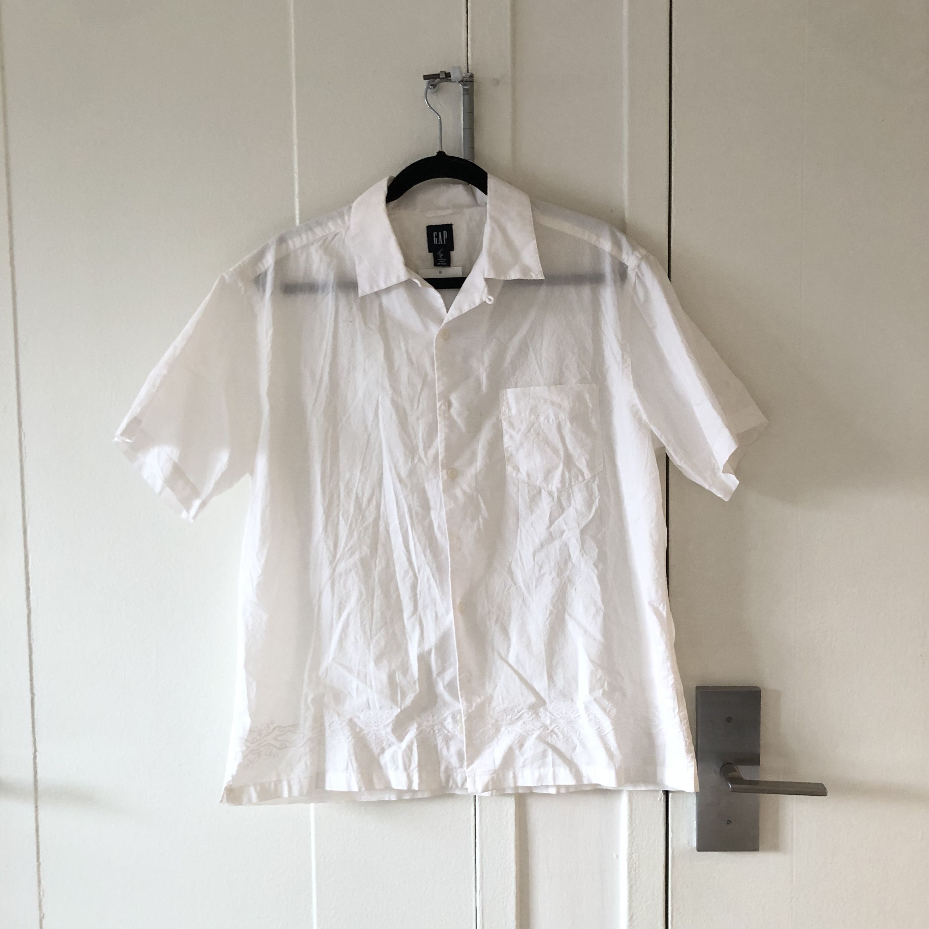 Gap × Vintage Vintage Gap Camp Collar Guayabera Button Up Size US M / EU 48-50 / 2 - 1 Thumbnail