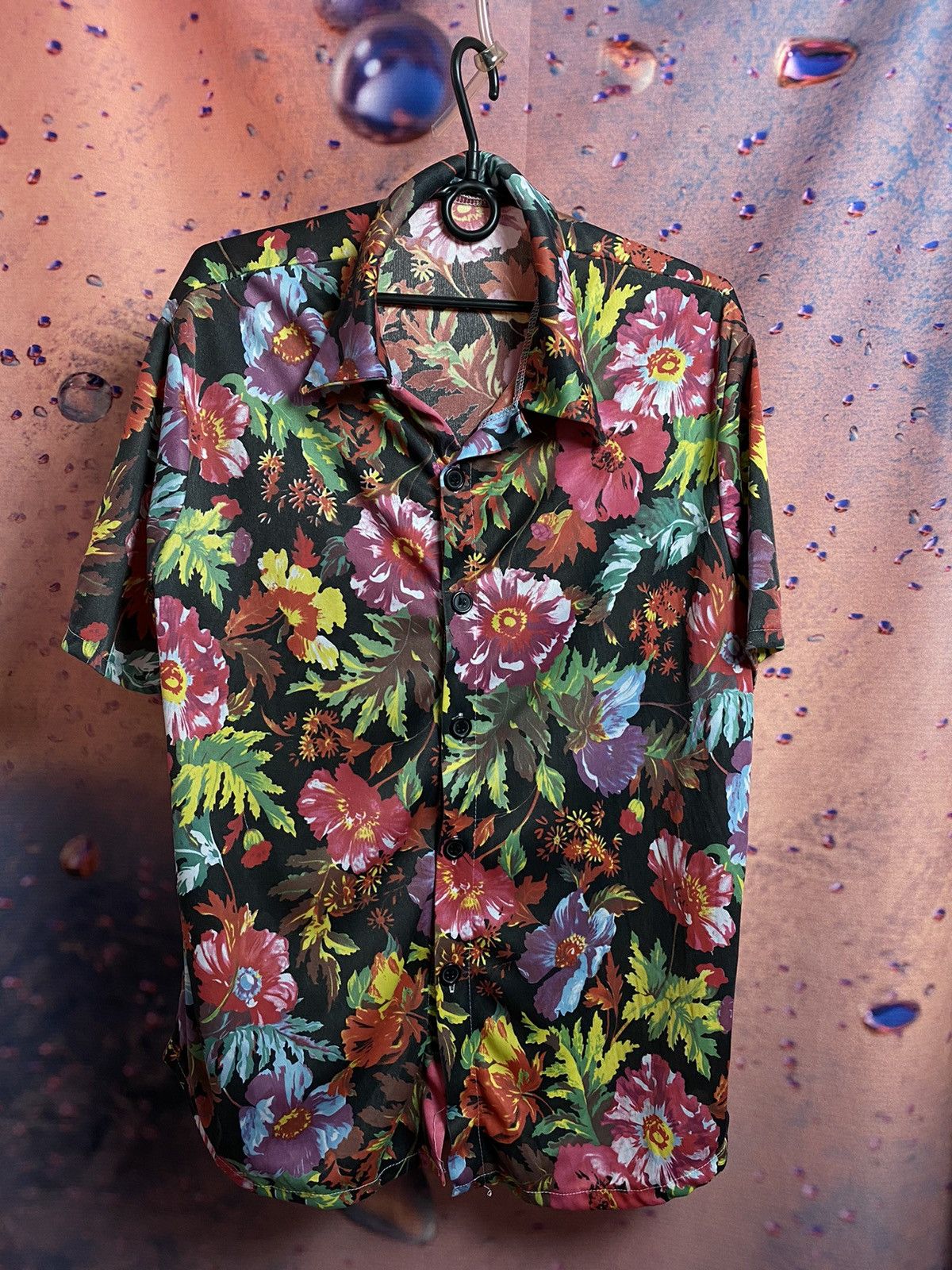 Vintage Vintage crazy Hawaiian flowers shirt Size US L / EU 52-54 / 3 - 2 Thumbnail