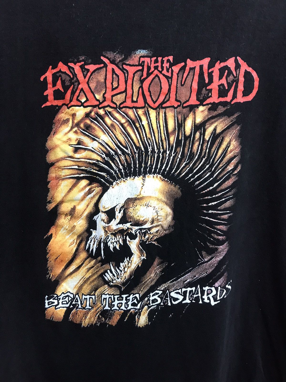 Band Tees Vintage 90s The Exploited beat the bastard band rock tee Size US M / EU 48-50 / 2 - 3 Thumbnail