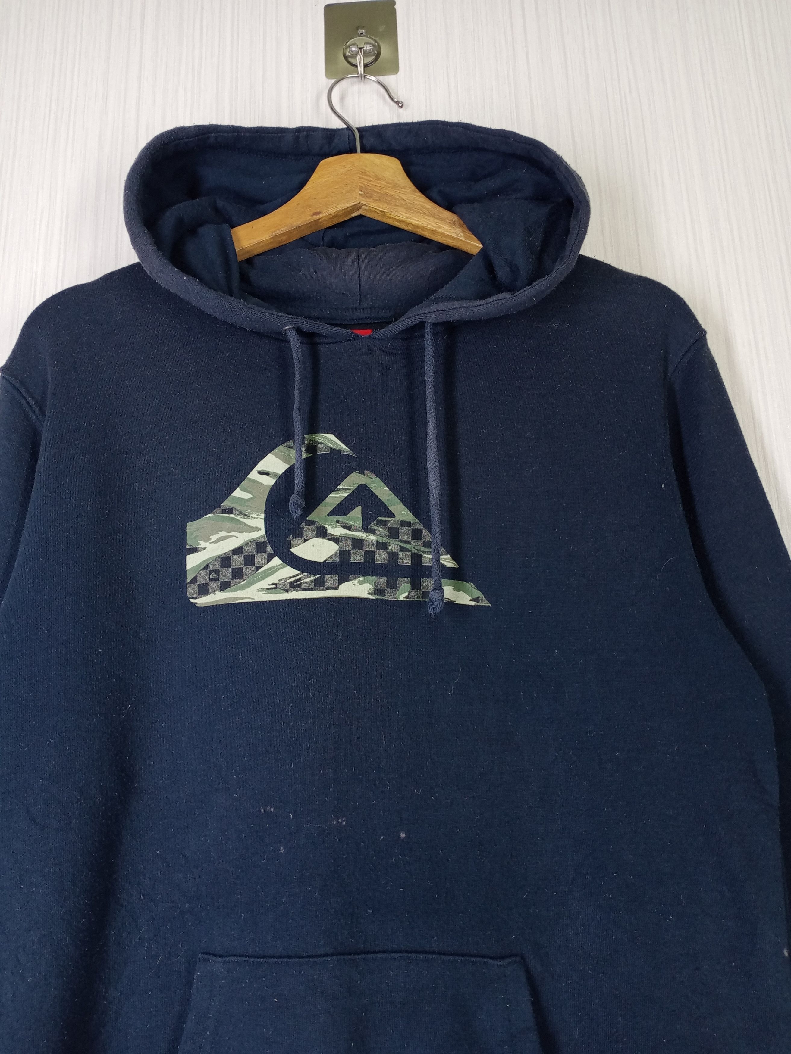 Quiksilver Rare Vintage Quiksilver Big Logo Hoodie Sweatshirt Size US M / EU 48-50 / 2 - 2 Thumbnail