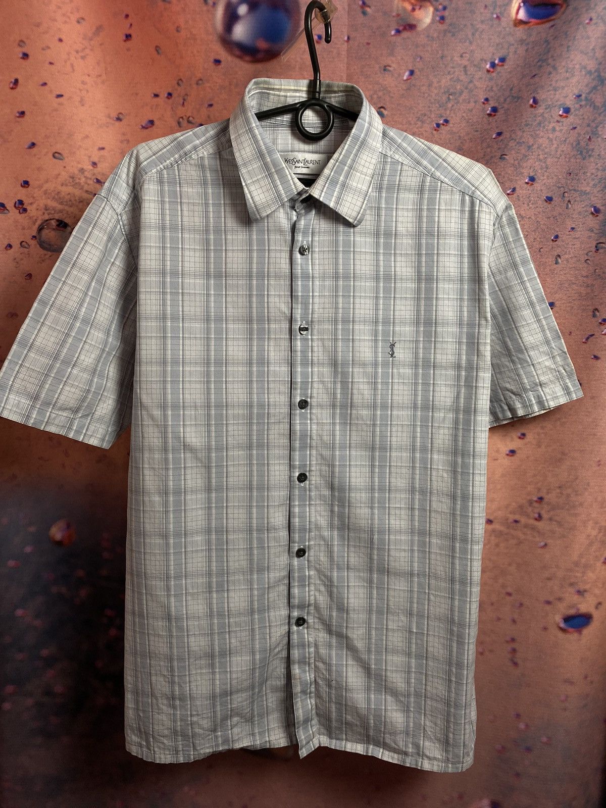 Yves Saint Laurent YSL Yves Saint Laurent vintage luxury shirt Size US L / EU 52-54 / 3 - 2 Thumbnail