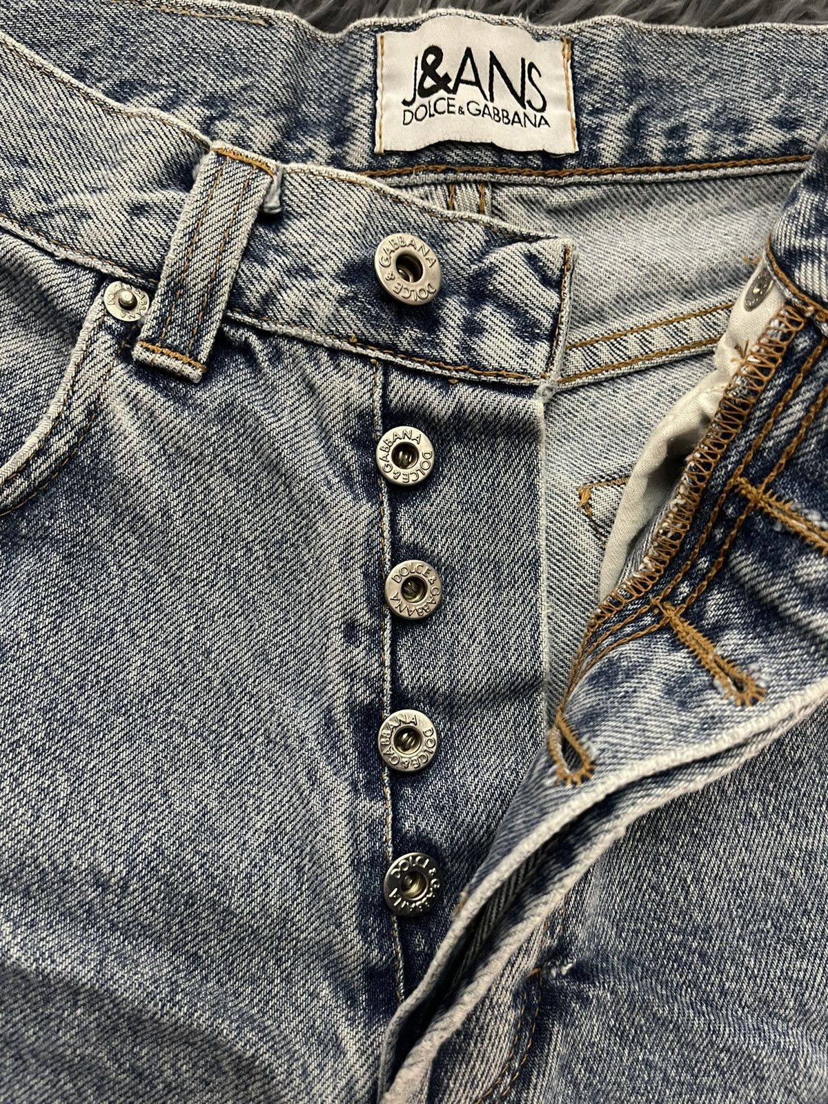 Dolce & Gabbana × Vintage Dolce & Gabbana J&Ans 90s vintage denim shorts Size 28" / US 6 / IT 42 - 6 Thumbnail