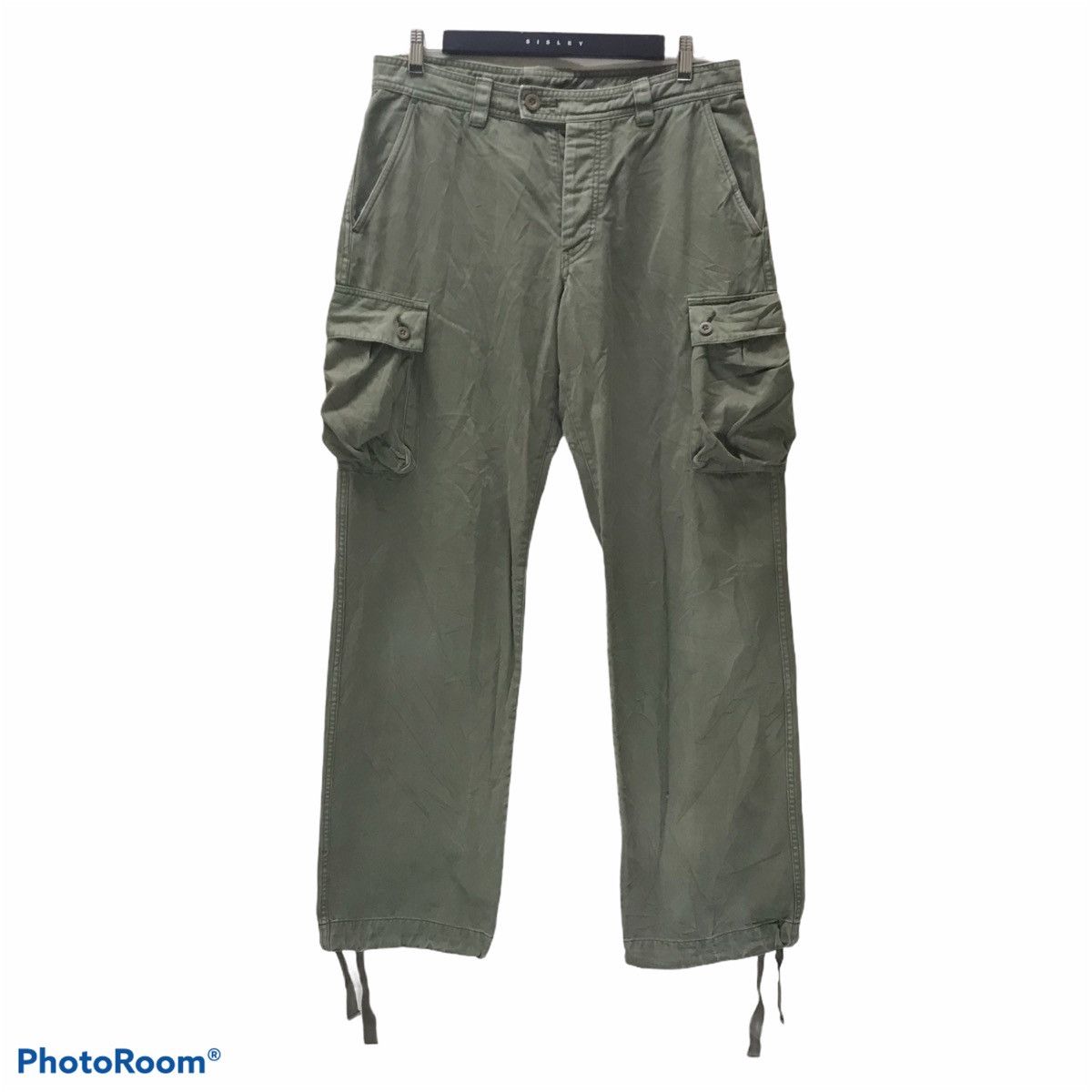 image of Mhl By Margaret Howell Cargo Pants Funtion And Utility in Army Green, Men's (Size 34)