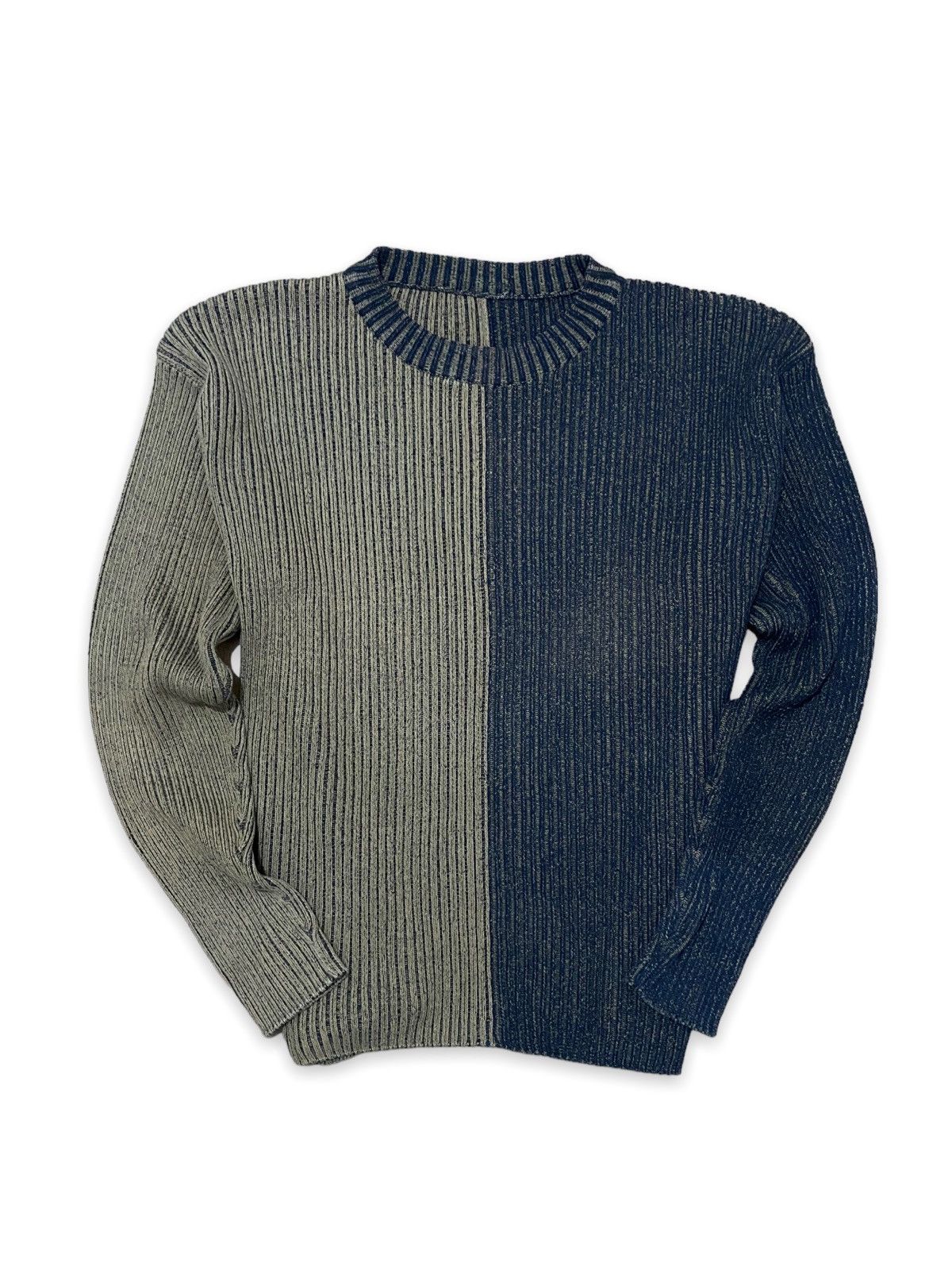 Vintage Vintage Japanese Brand Sweater y2k Stripe Size US XL / EU 56 / 4 - 6 Thumbnail