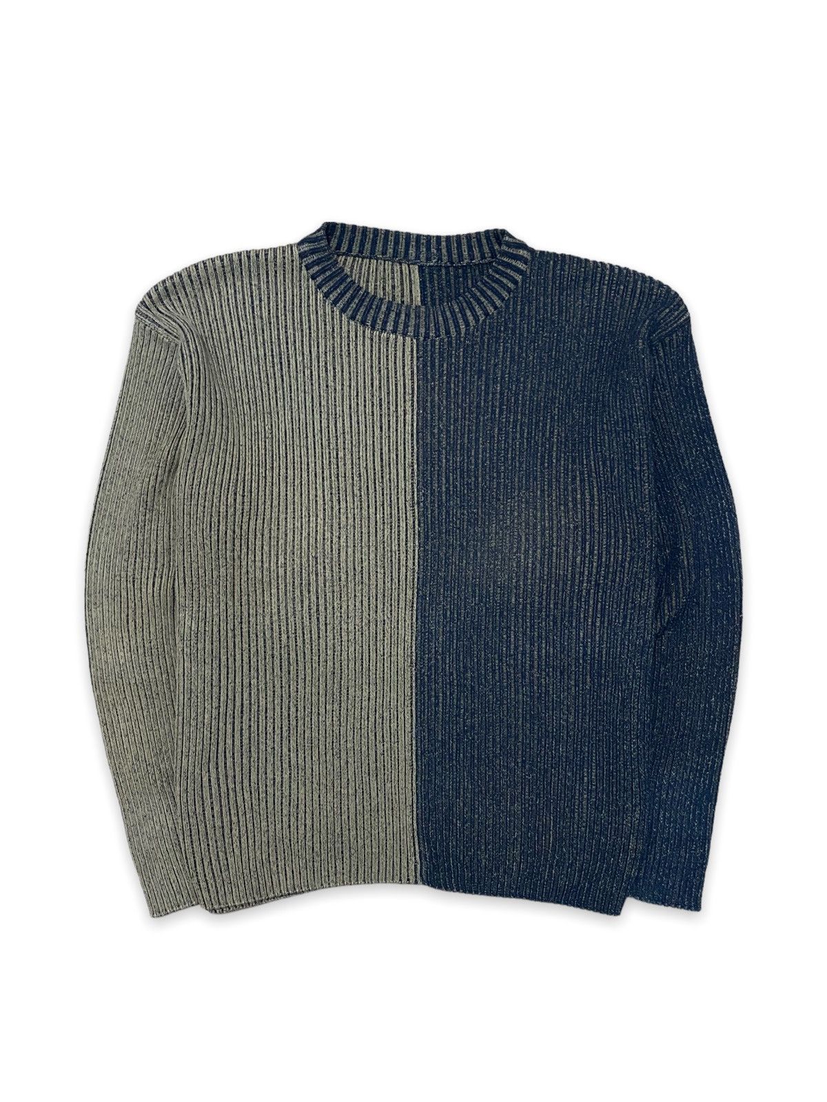Vintage Vintage Japanese Brand Sweater y2k Stripe Size US XL / EU 56 / 4 - 1 Thumbnail