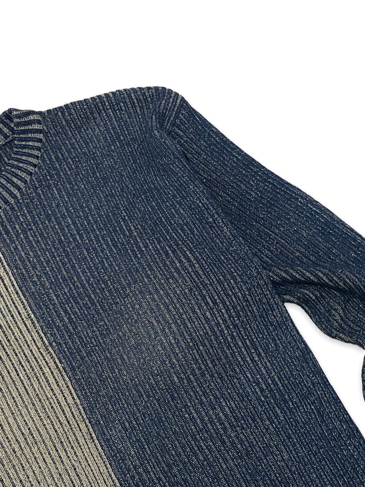Vintage Vintage Japanese Brand Sweater y2k Stripe Size US XL / EU 56 / 4 - 3 Thumbnail