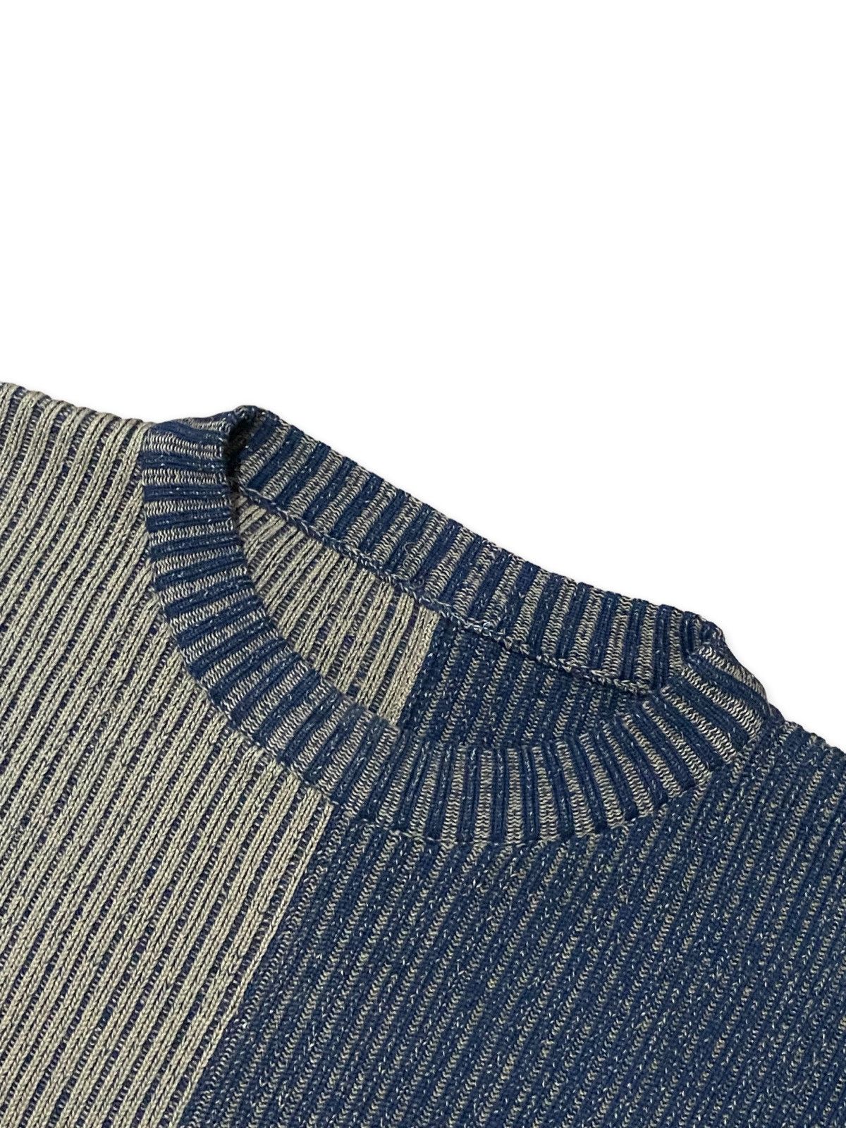 Vintage Vintage Japanese Brand Sweater y2k Stripe Size US XL / EU 56 / 4 - 8 Thumbnail