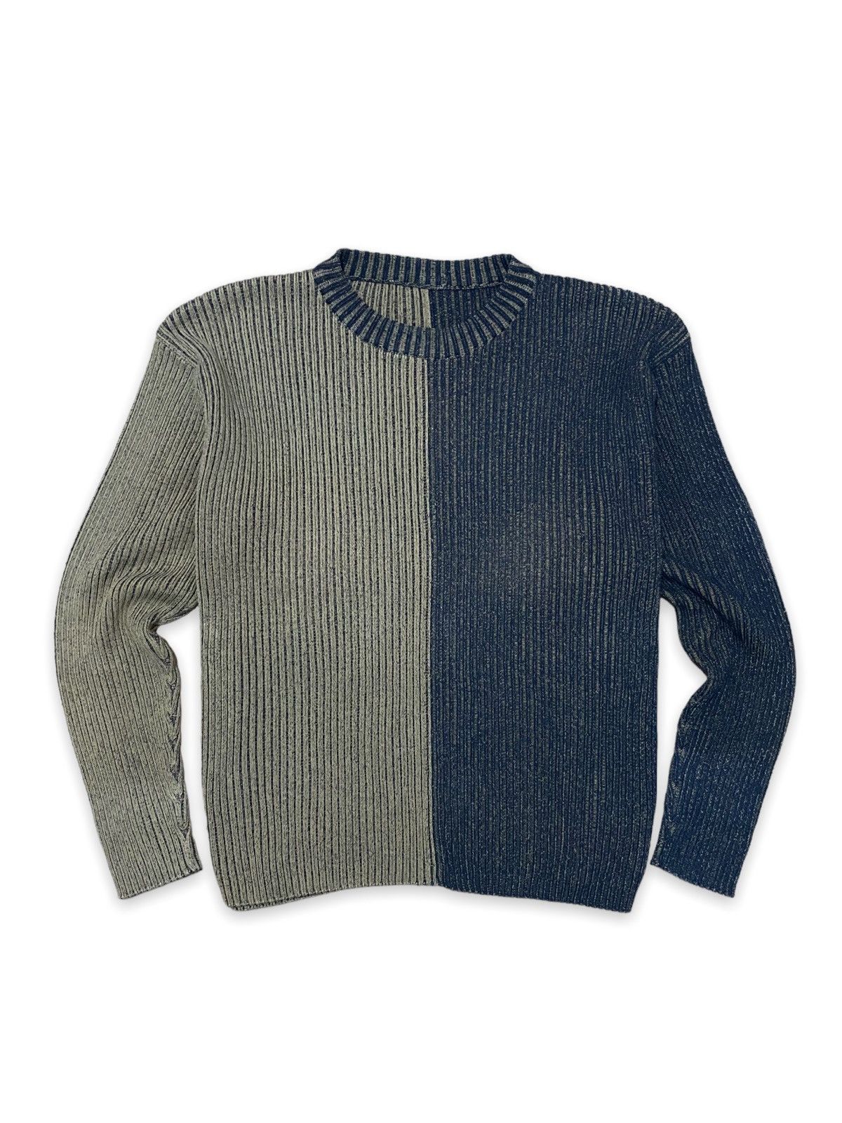 Vintage Vintage Japanese Brand Sweater y2k Stripe Size US XL / EU 56 / 4 - 2 Thumbnail