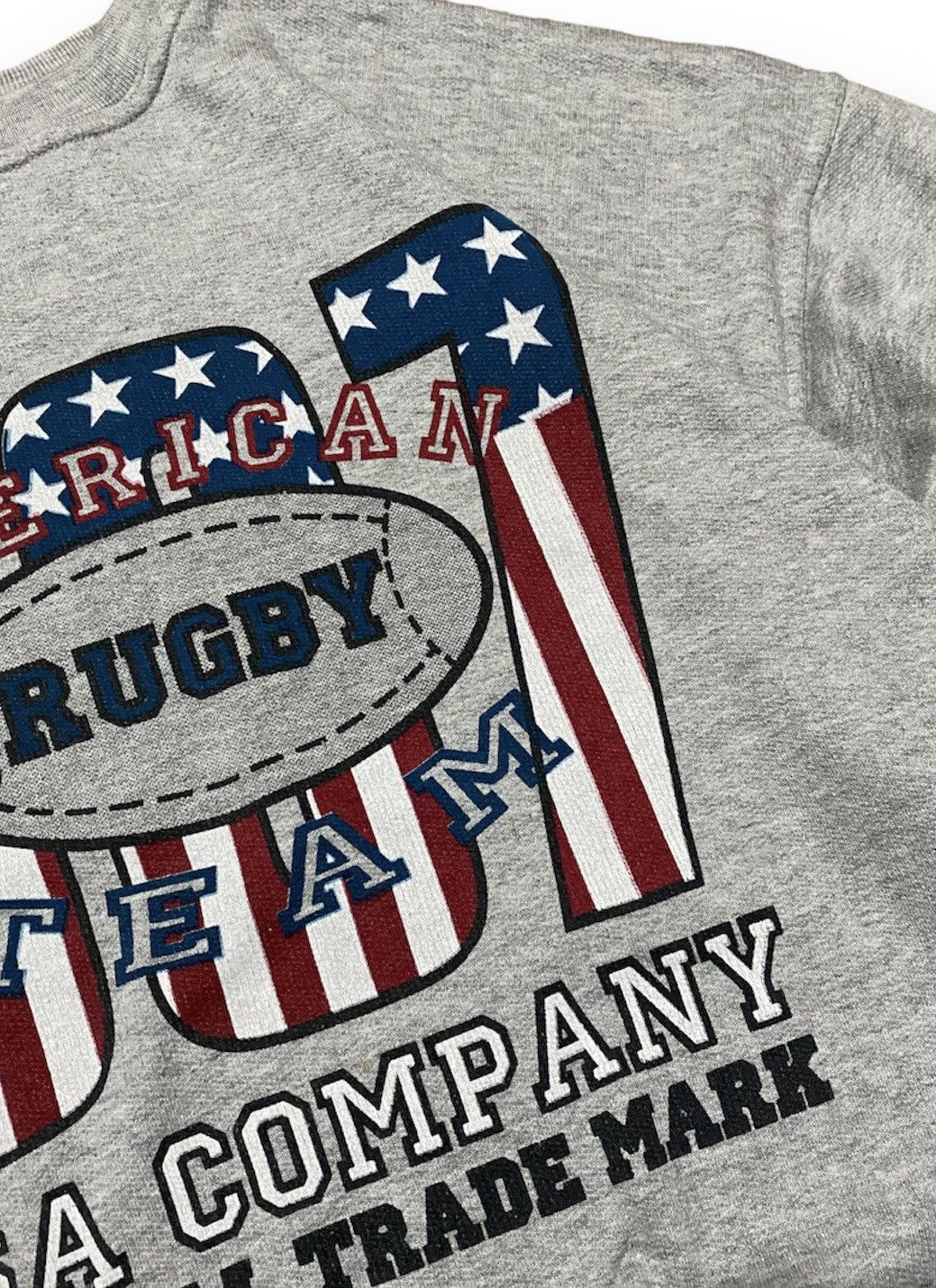 Vintage Vintage 90s American Rugby Team Oversized Sweatshirt Size US XL / EU 56 / 4 - 7 Thumbnail
