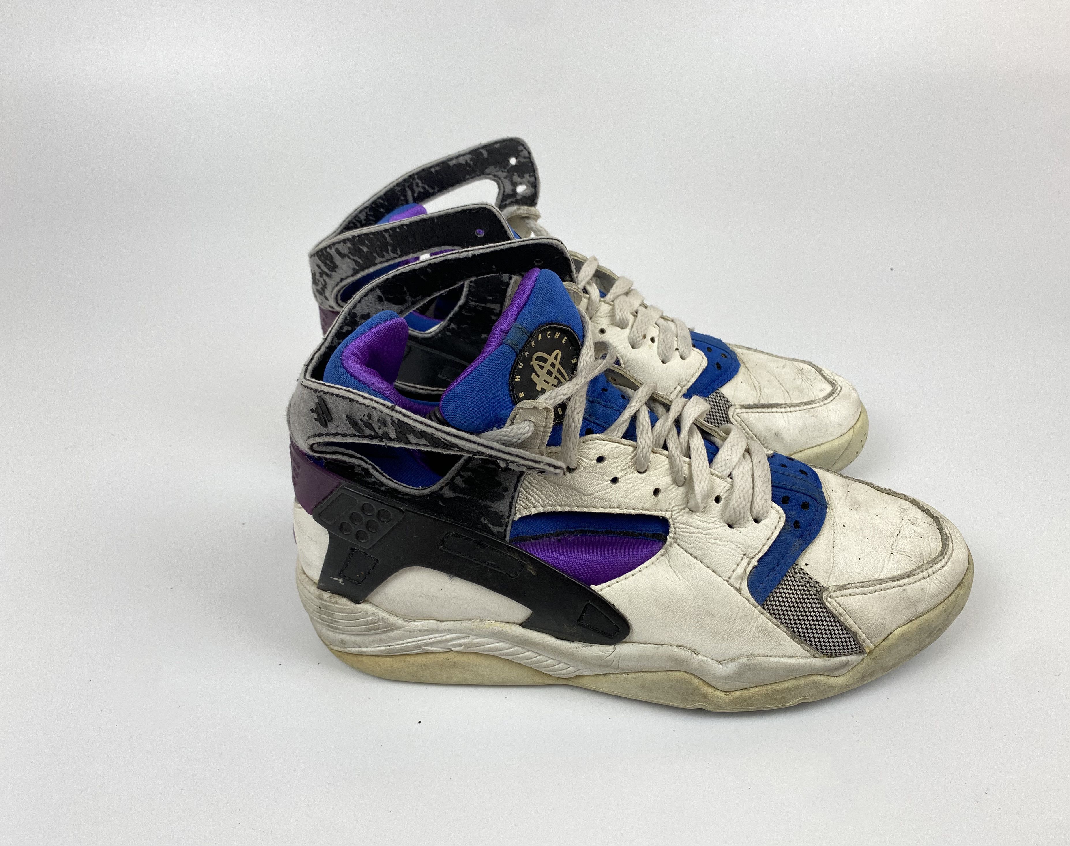 Nike 1992 RARE Vintage Nike Huarache Hi Top Sneakers Size US 9.5 / EU 42-43 - 6 Thumbnail
