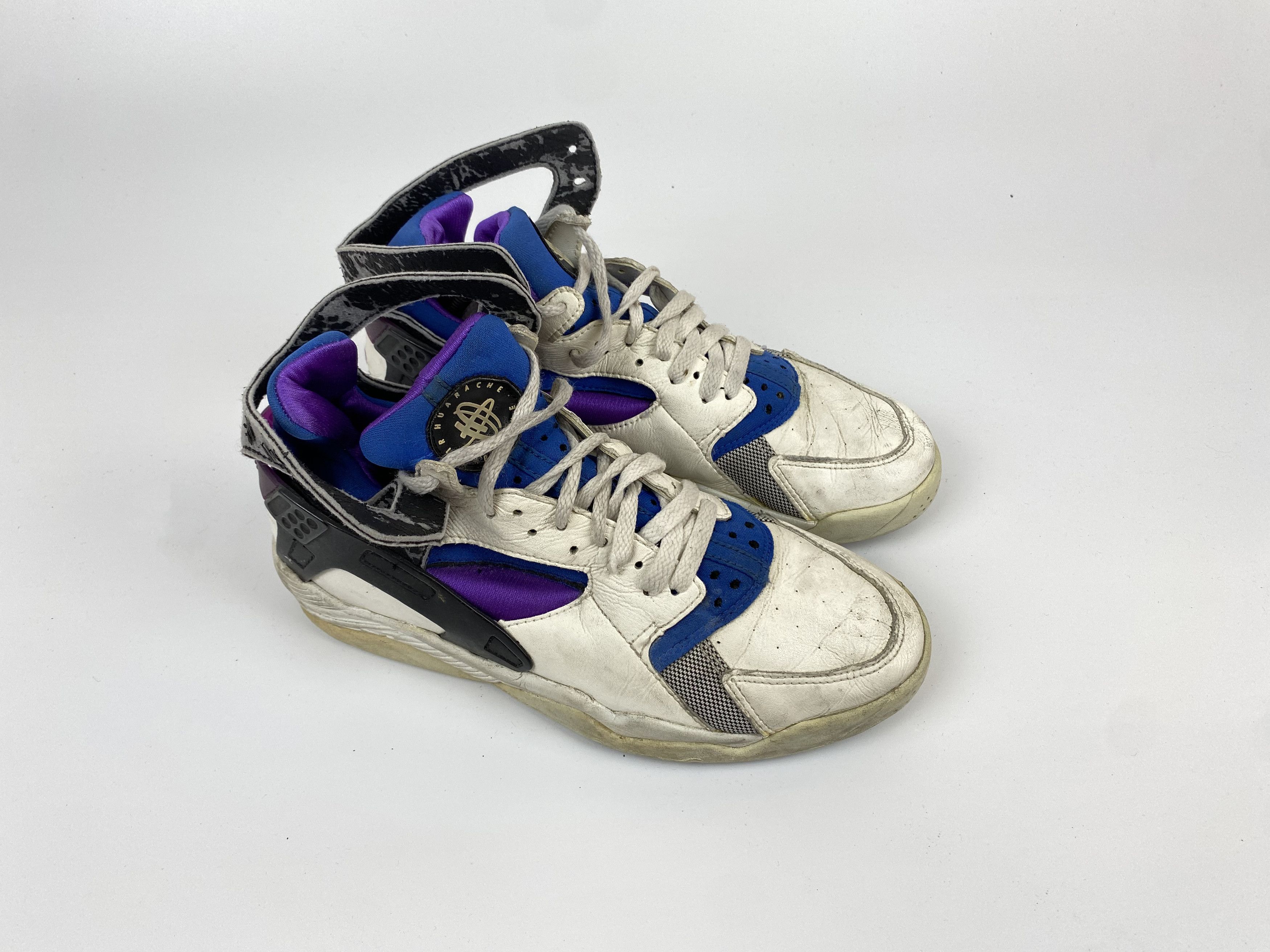 Nike 1992 RARE Vintage Nike Huarache Hi Top Sneakers Size US 9.5 / EU 42-43 - 5 Thumbnail