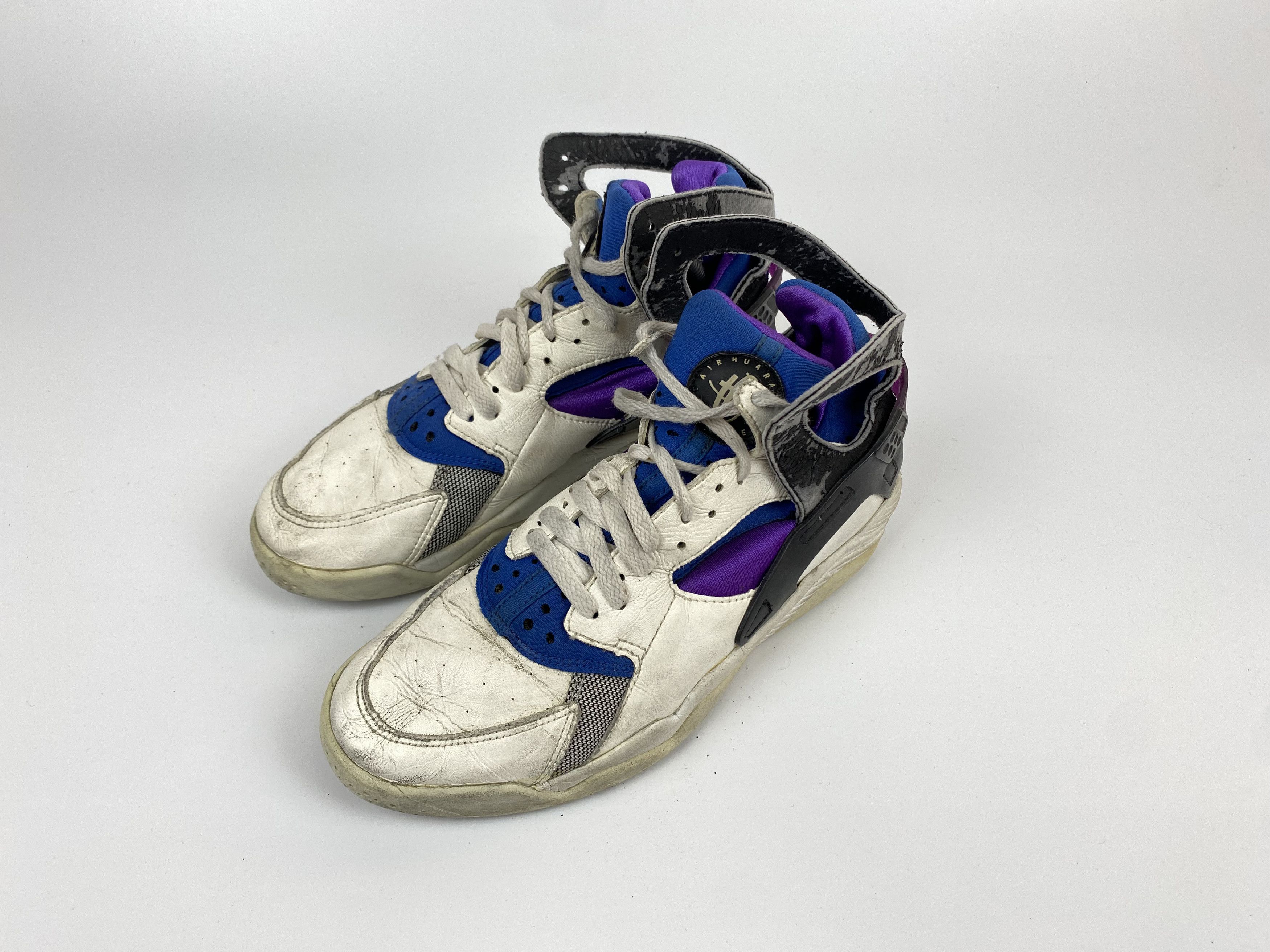 Nike 1992 RARE Vintage Nike Huarache Hi Top Sneakers Size US 9.5 / EU 42-43 - 1 Thumbnail