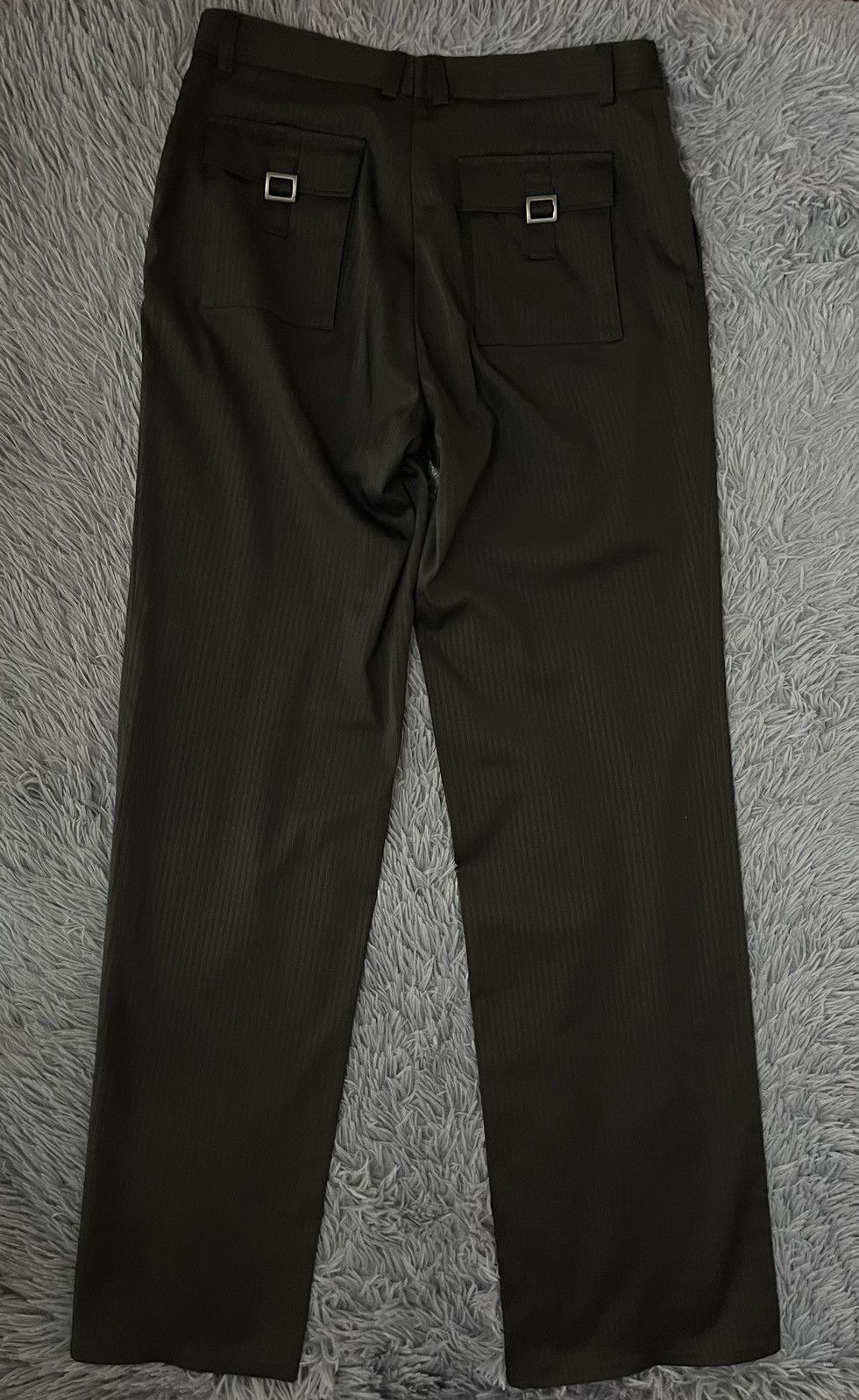 Versace Versace avant garde Palazzo volumetric pocket striped pants Size US 33 - 2 Thumbnail