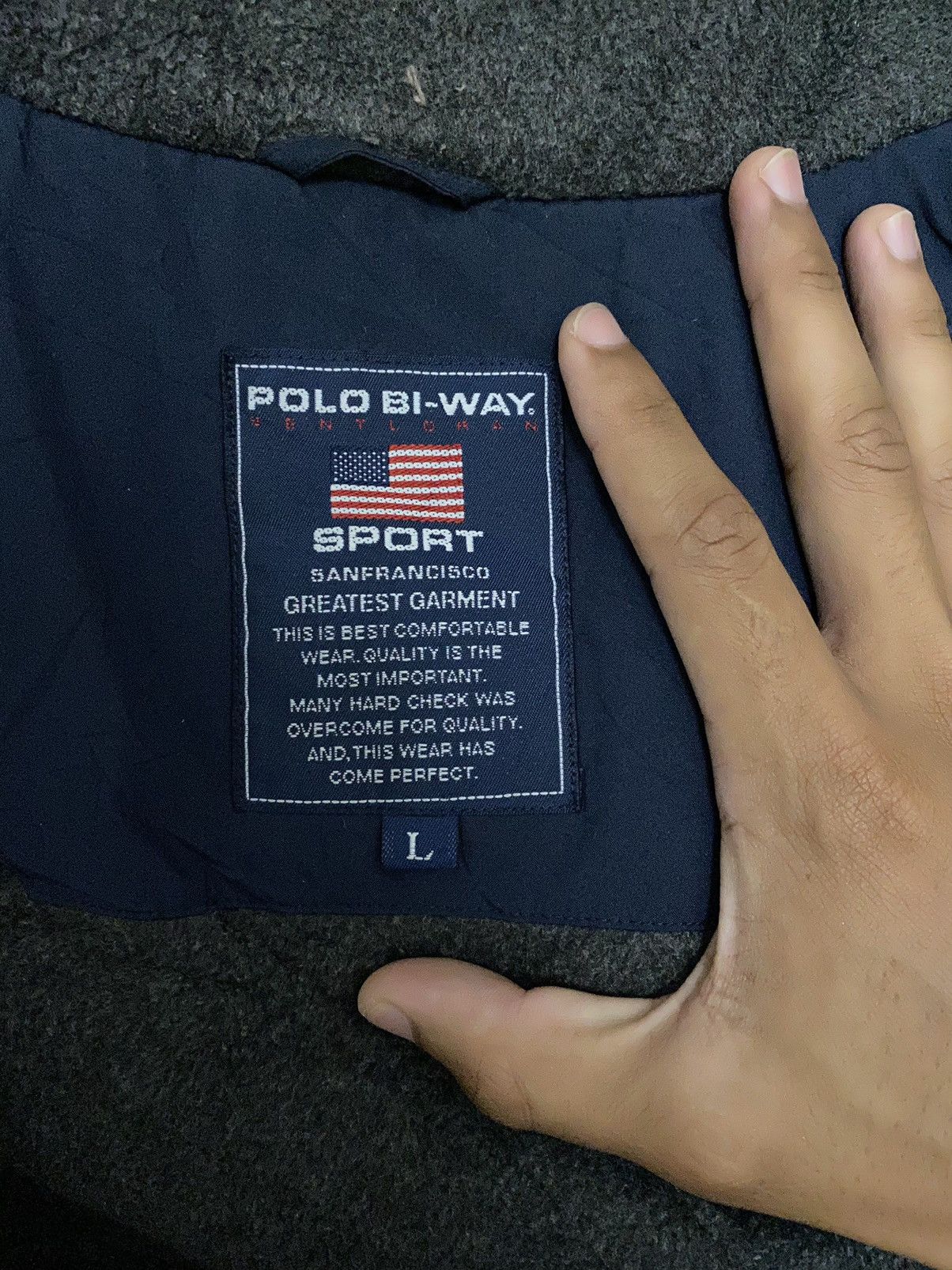 RRL Ralph Lauren 🇺🇸Iconic Polo Sport USA Bi-Way Bomber Style Jacket Size US M / EU 48-50 / 2 - 8 Thumbnail
