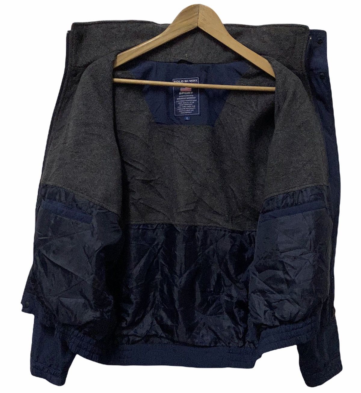 RRL Ralph Lauren 🇺🇸Iconic Polo Sport USA Bi-Way Bomber Style Jacket Size US M / EU 48-50 / 2 - 7 Thumbnail