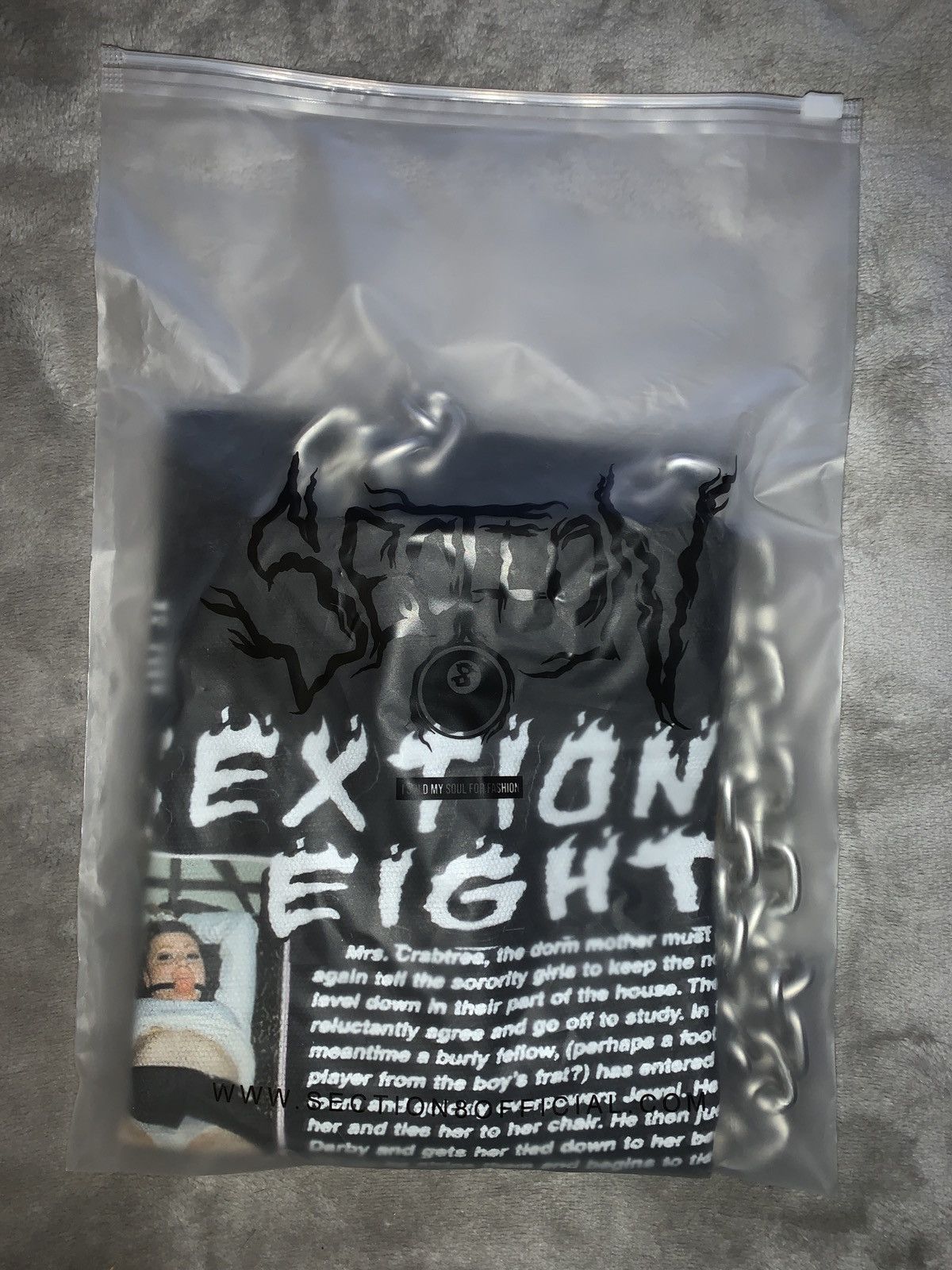 Section 8 *NEW* Bondage Chain Tote Bag Size ONE SIZE - 3 Thumbnail