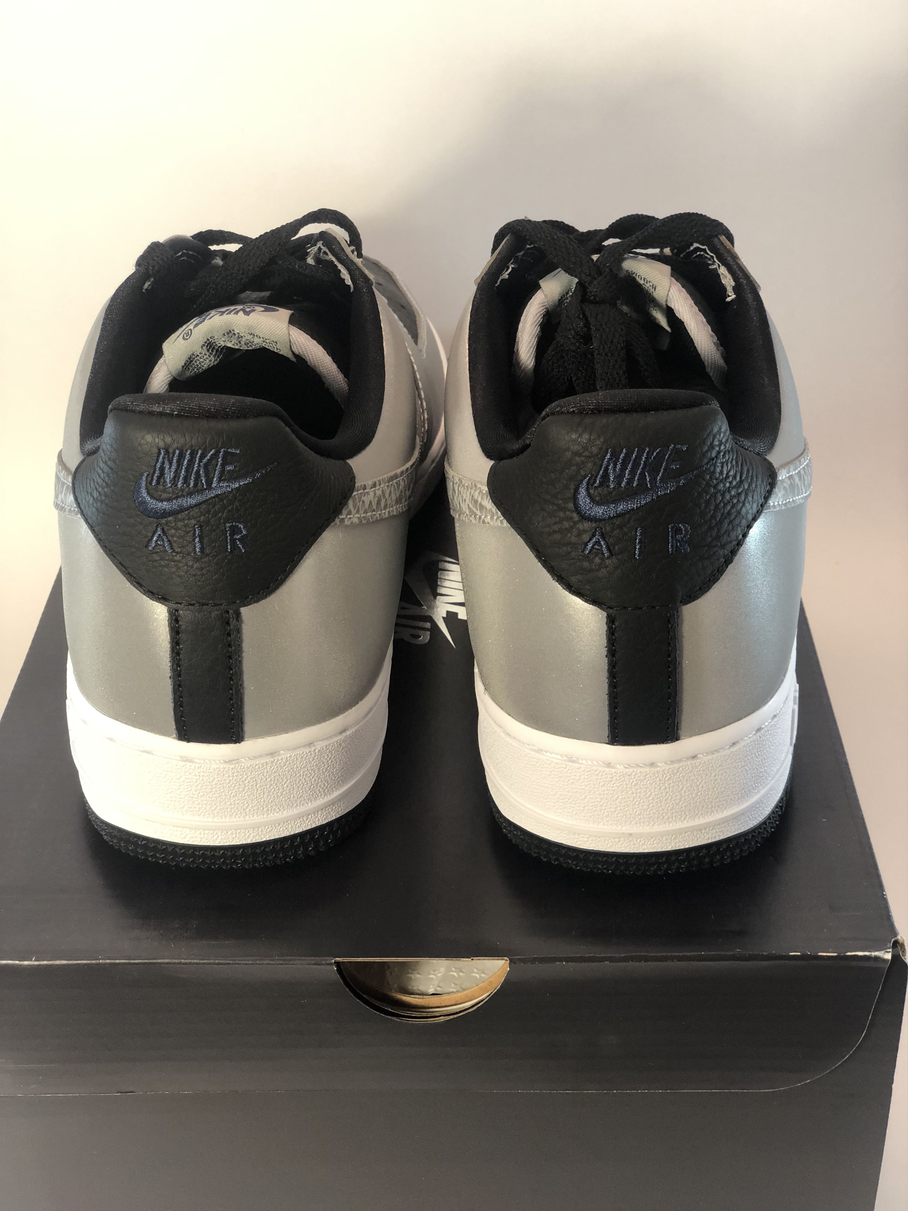 Nike Nike Air Force 1 B Silver Snake 3M 2021 Size US 11.5 / EU 44-45 - 6 Thumbnail