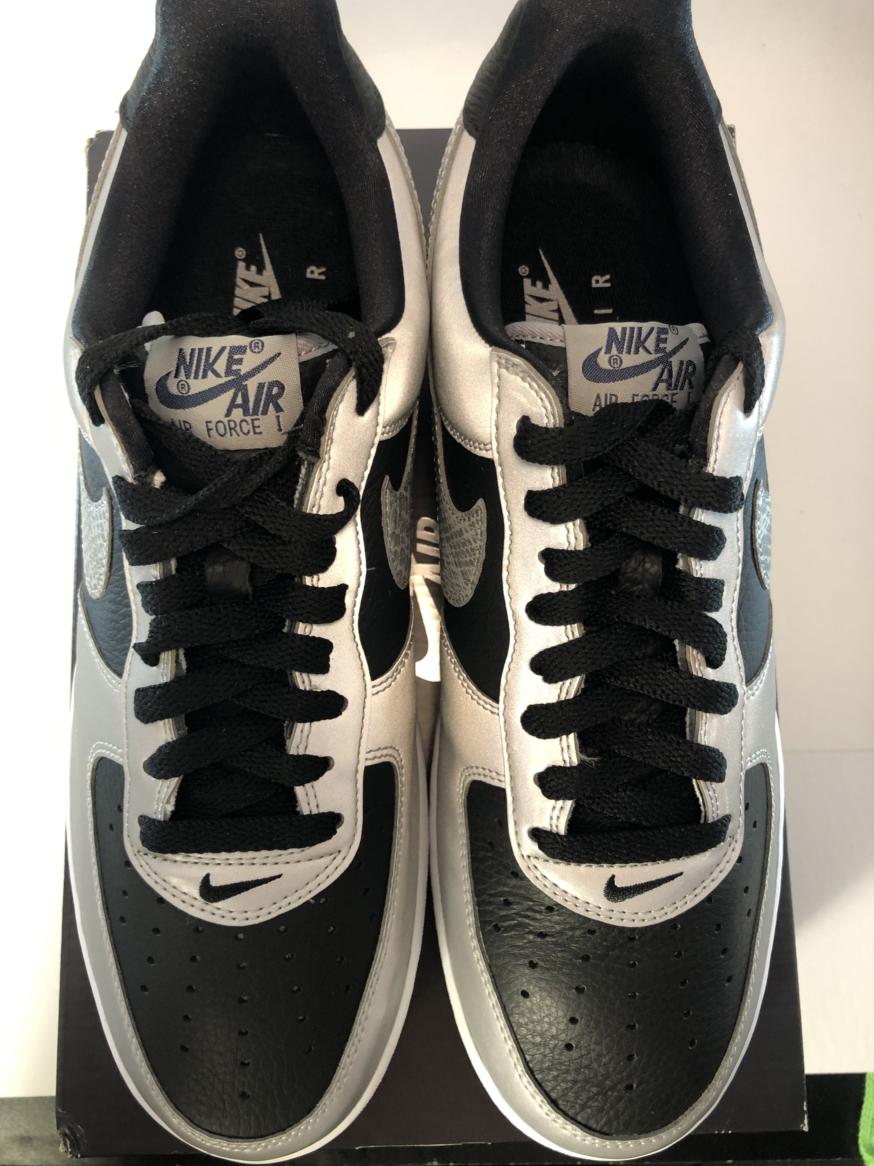Nike Nike Air Force 1 B Silver Snake 3M 2021 Size US 11.5 / EU 44-45 - 9 Thumbnail