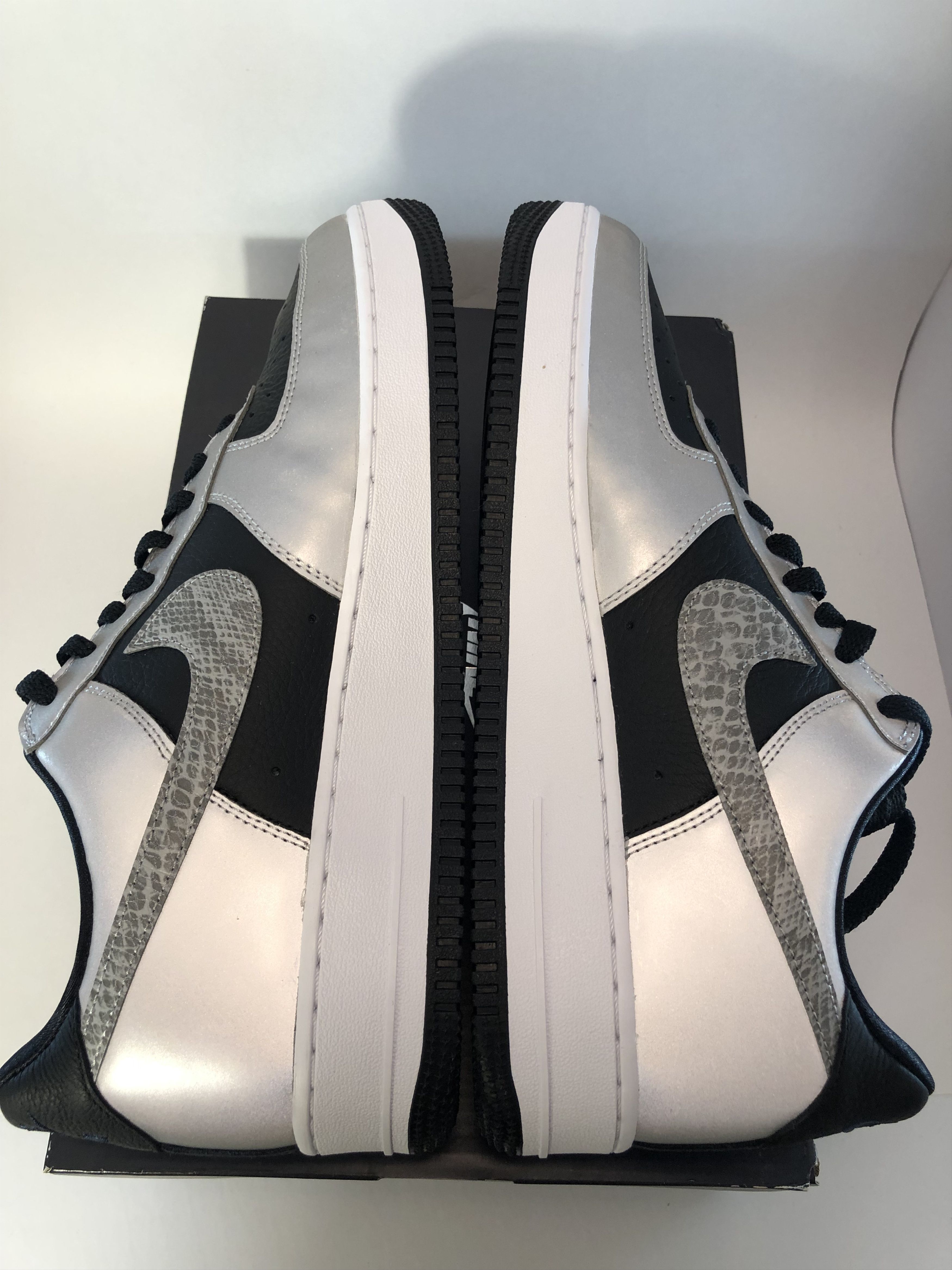 Nike Nike Air Force 1 B Silver Snake 3M 2021 Size US 11.5 / EU 44-45 - 7 Thumbnail
