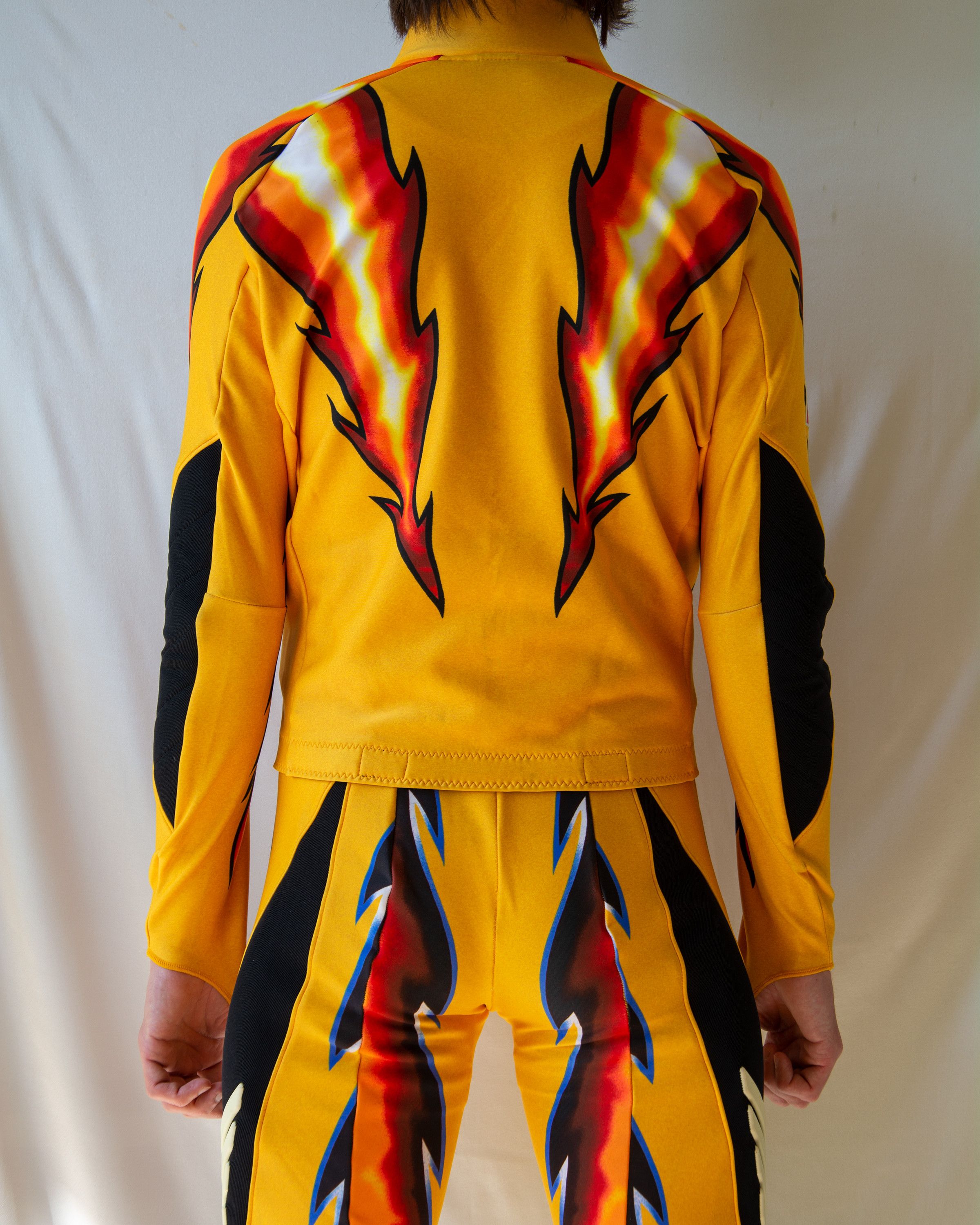image of Race Suit By Descente | Swiss Team | Su3-15001 in Fire, Men's (Size 28)