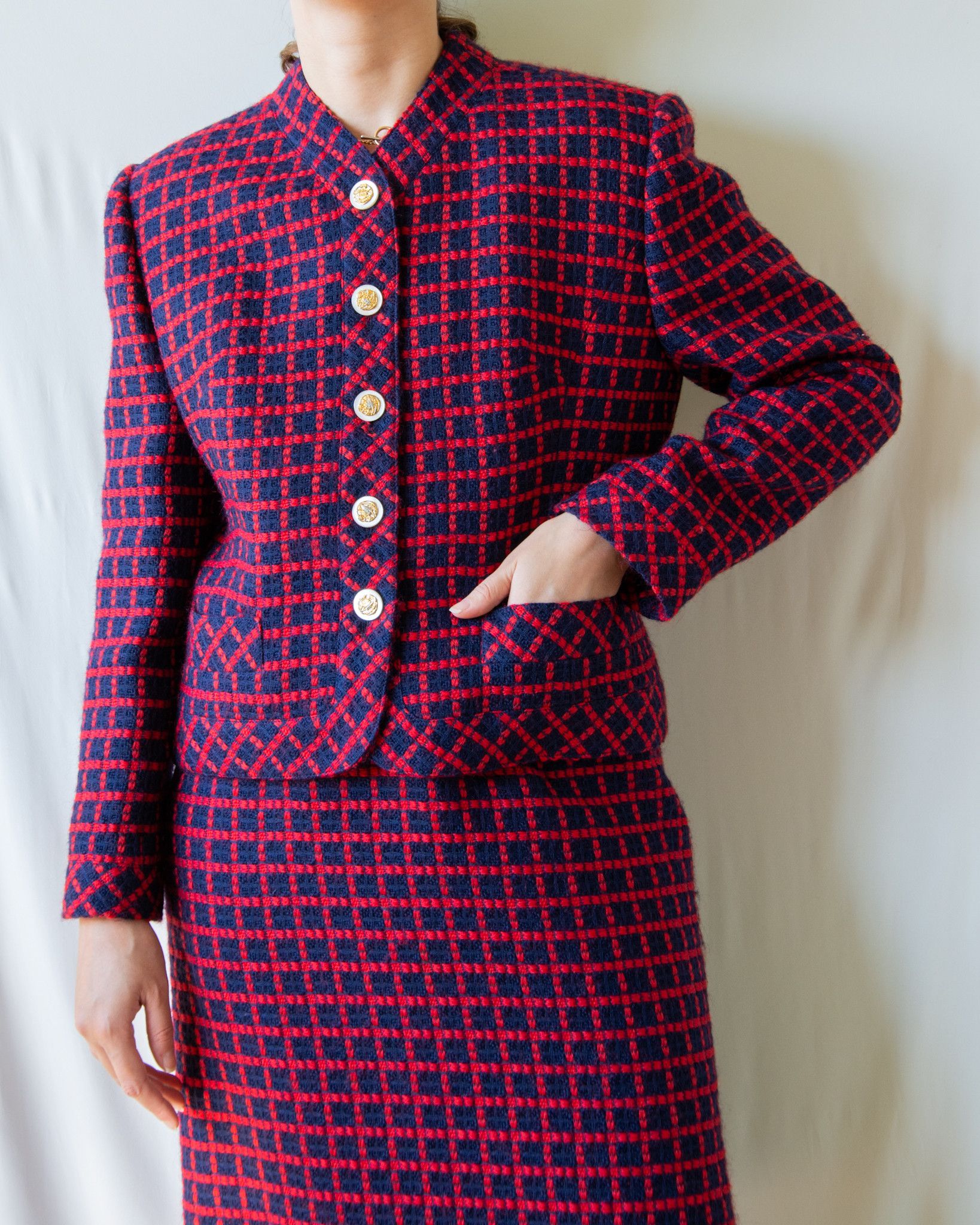 Celine Vintage Celine Women Suit Size M / US 6-8 / IT 42-44 - 2 Thumbnail