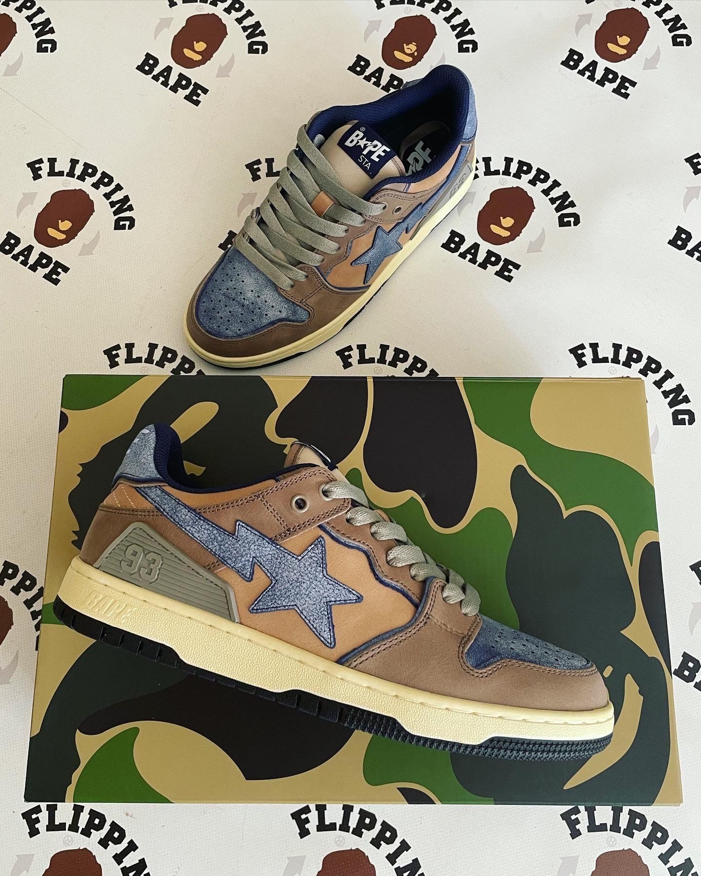 Bape BAPE SK8 STA 3 NAVY Size US 8 / EU 41 - 2 Thumbnail