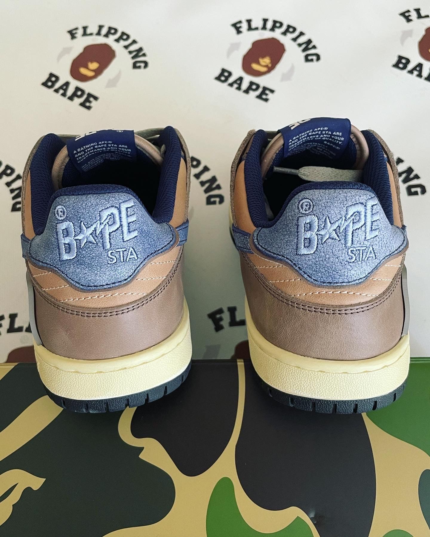 Bape BAPE SK8 STA 3 NAVY Size US 8 / EU 41 - 4 Thumbnail